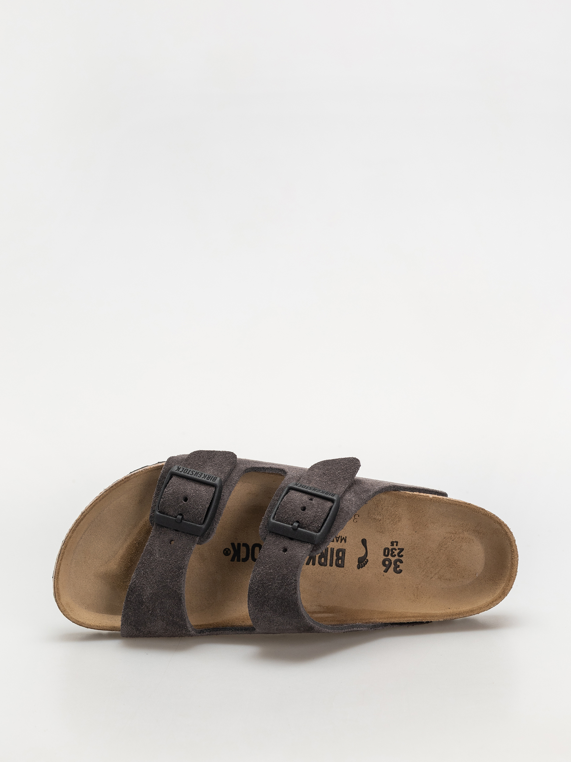 Чехли Birkenstock Arizona Suede Leather Narrow Wmn (velvet grey)