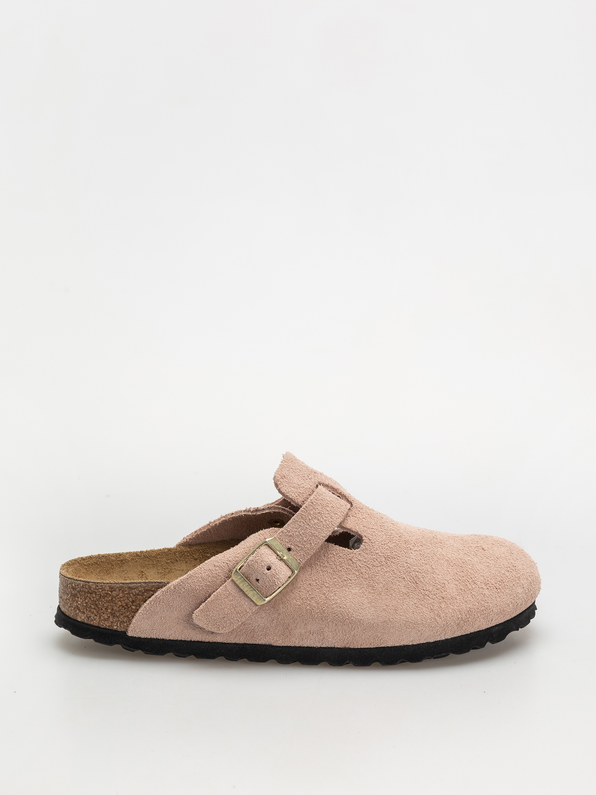 u0427u0435u0445u043bu0438 Birkenstock Boston Suede Leather Narrow Wmn (light rose)