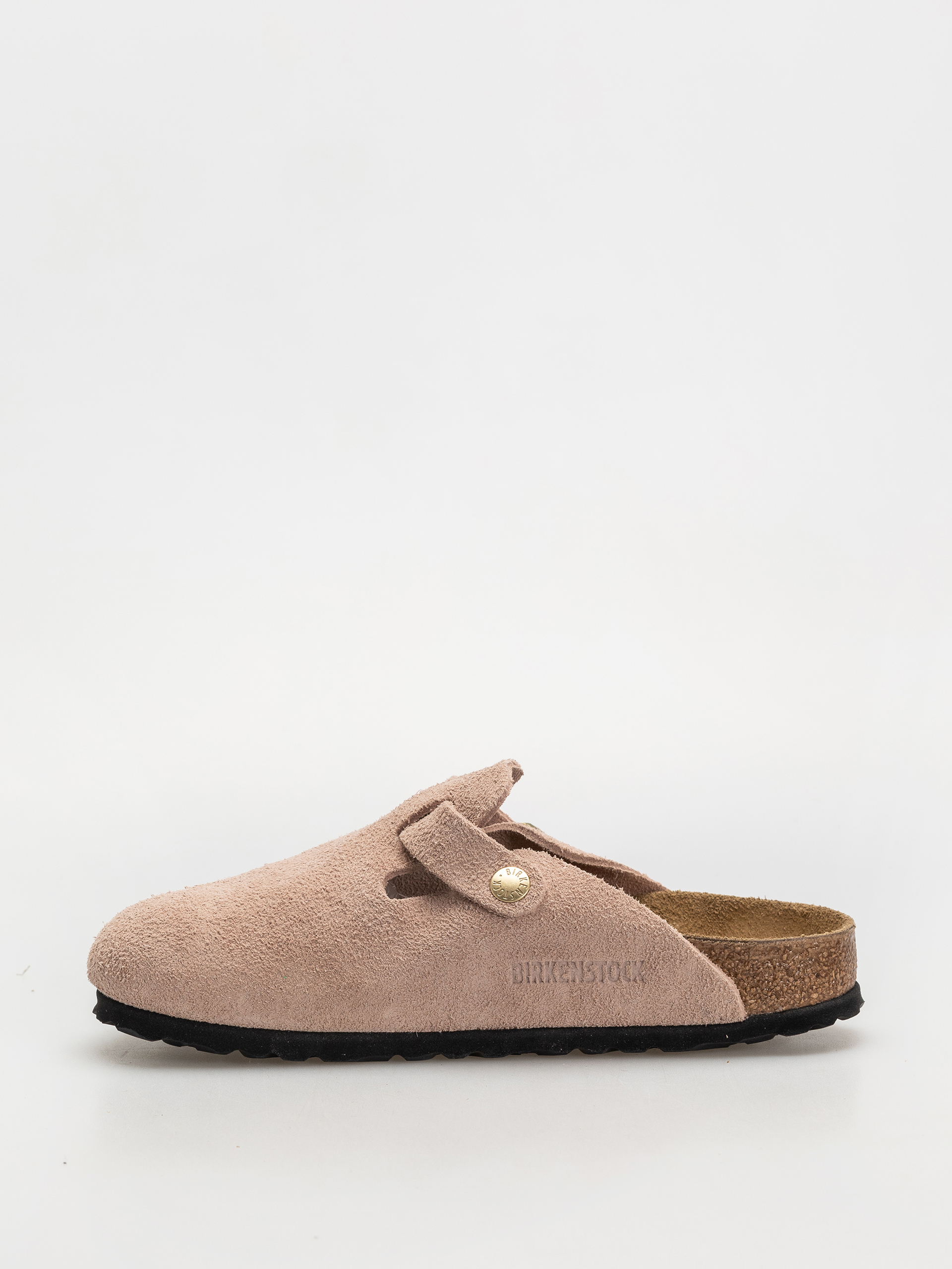 Чехли Birkenstock Boston Suede Leather Narrow Wmn (light rose)