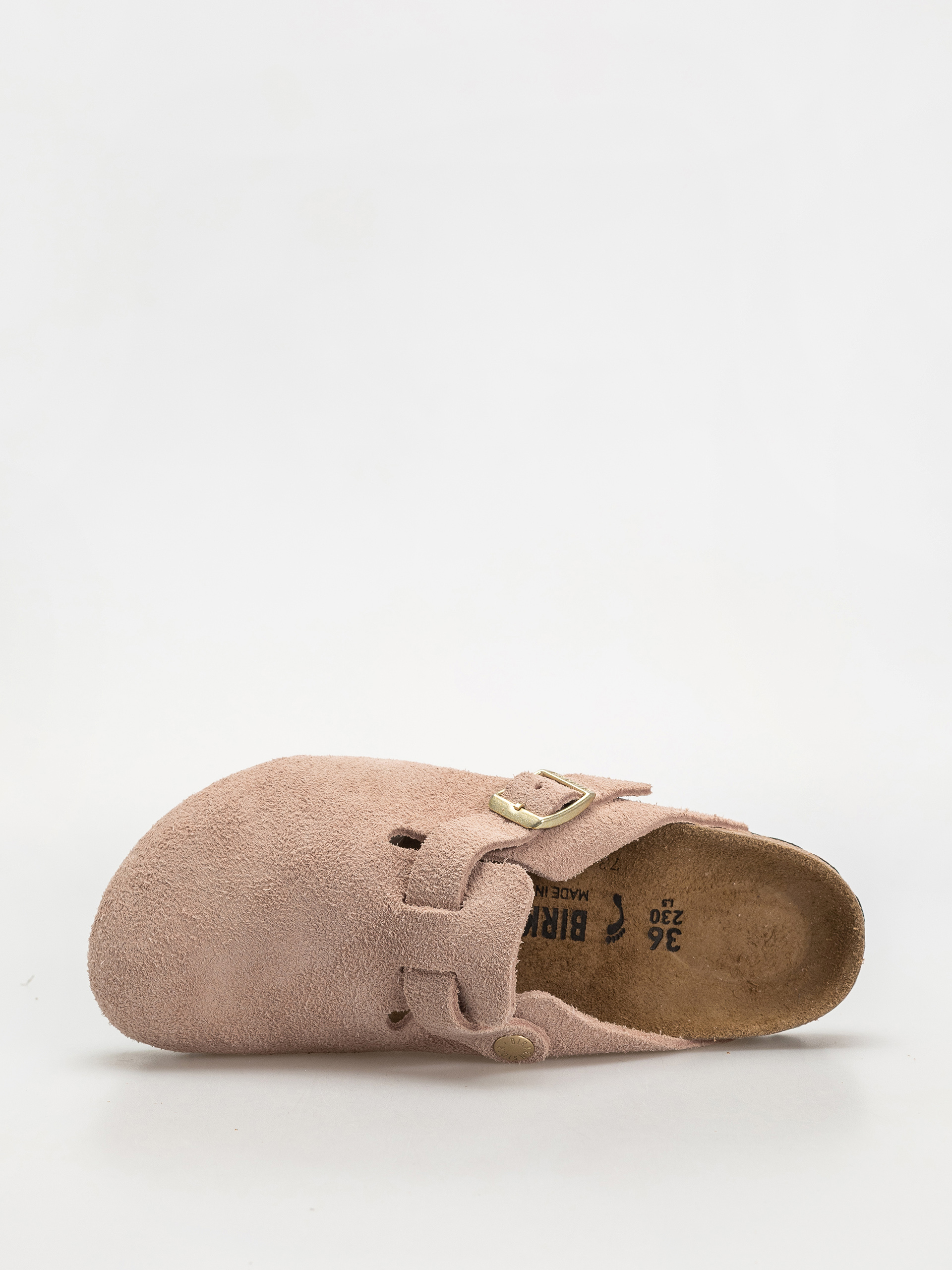 Чехли Birkenstock Boston Suede Leather Narrow Wmn (light rose)