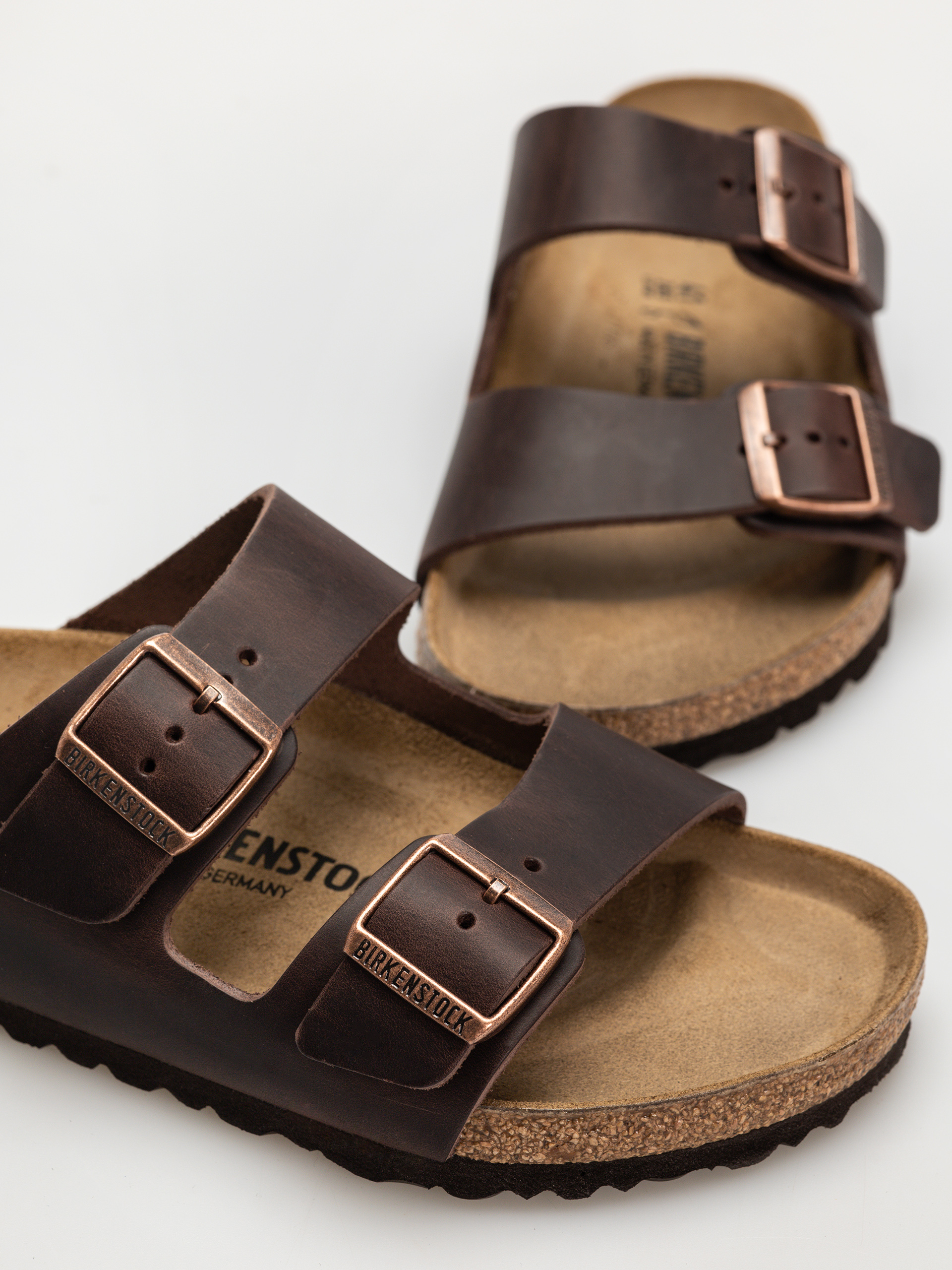 Чехли Birkenstock Arizona Oiled Leather Regular (habana)