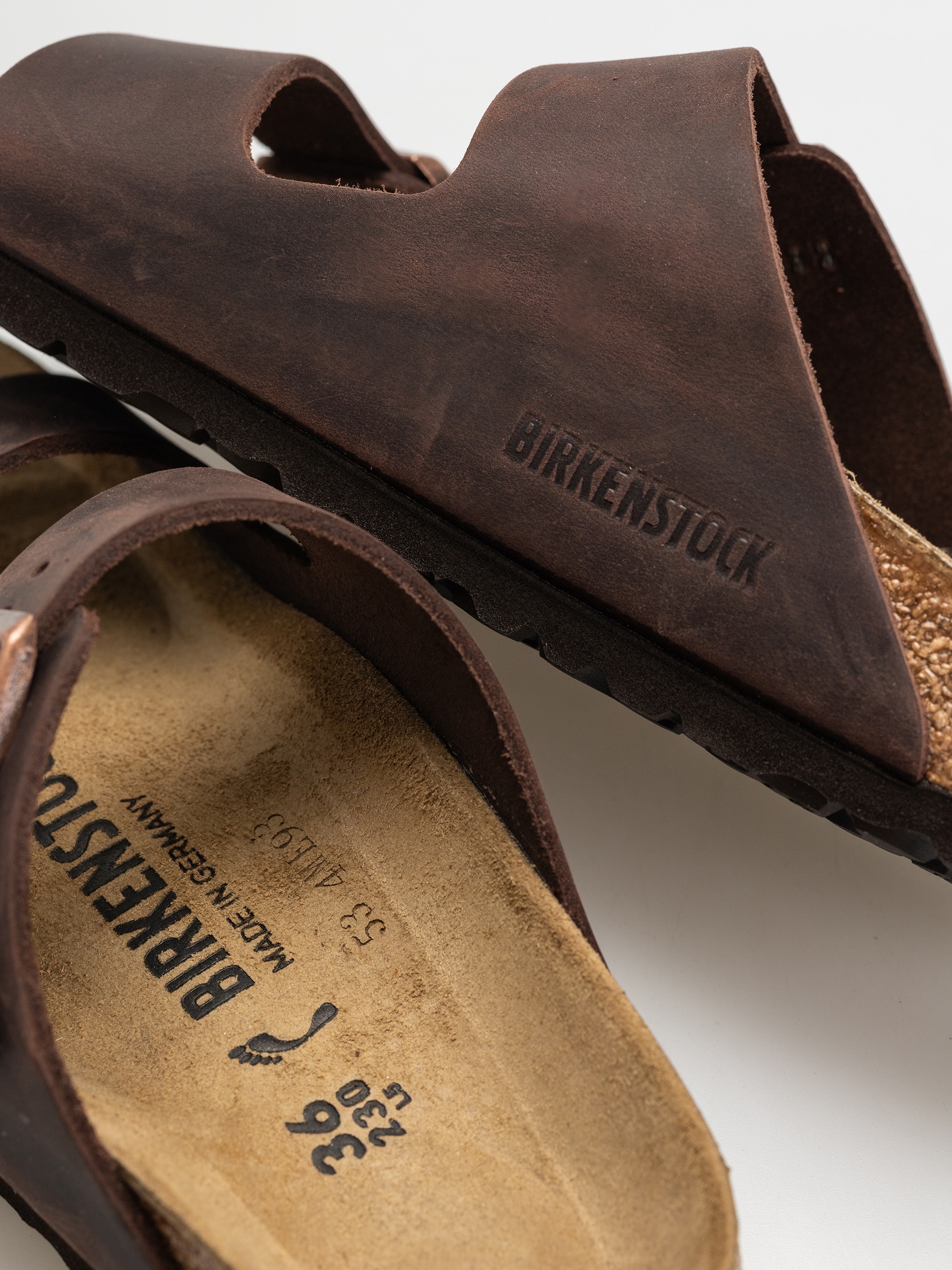 Чехли Birkenstock Arizona Oiled Leather Narrow Wmn (habana)