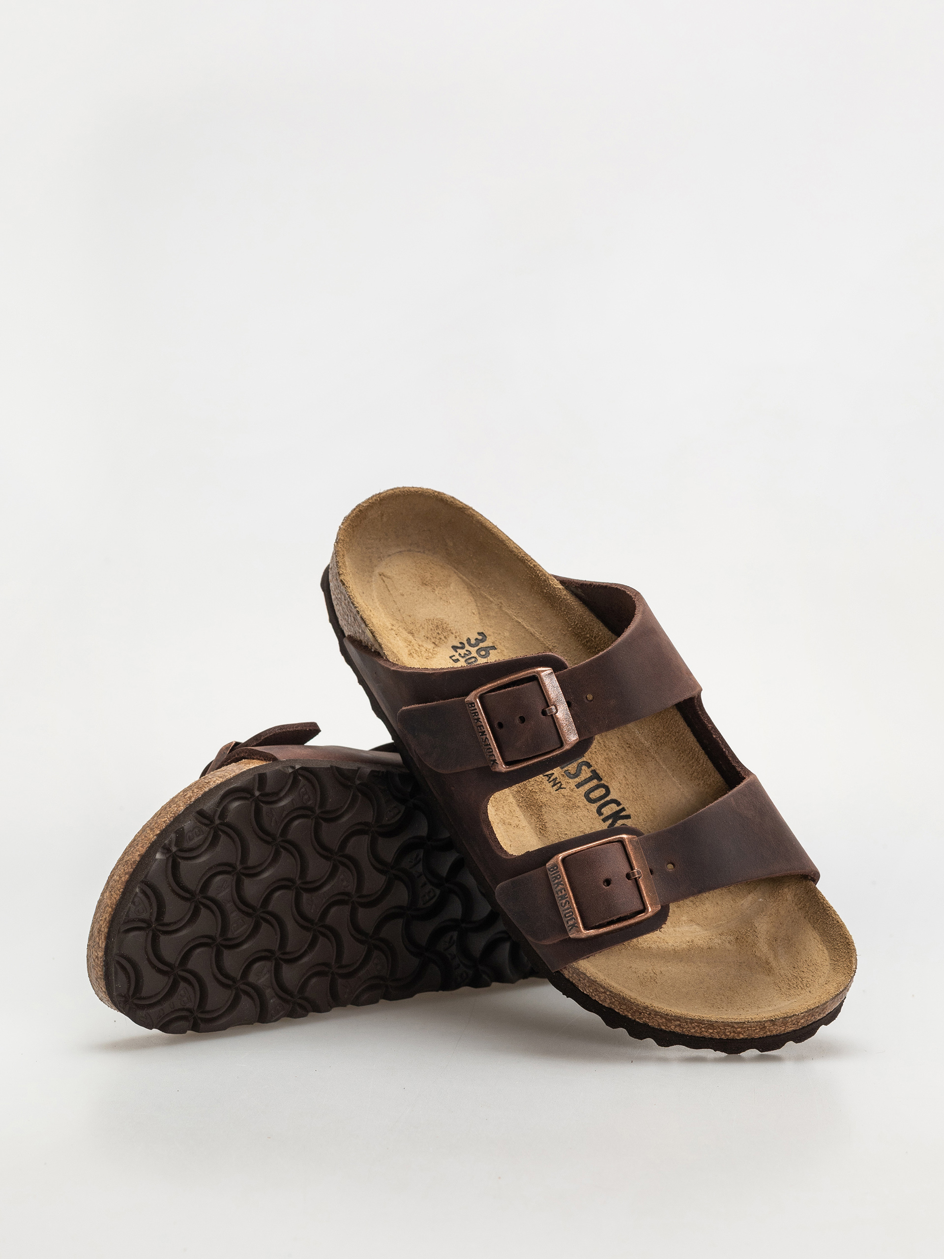 Чехли Birkenstock Arizona Oiled Leather Narrow Wmn (habana)