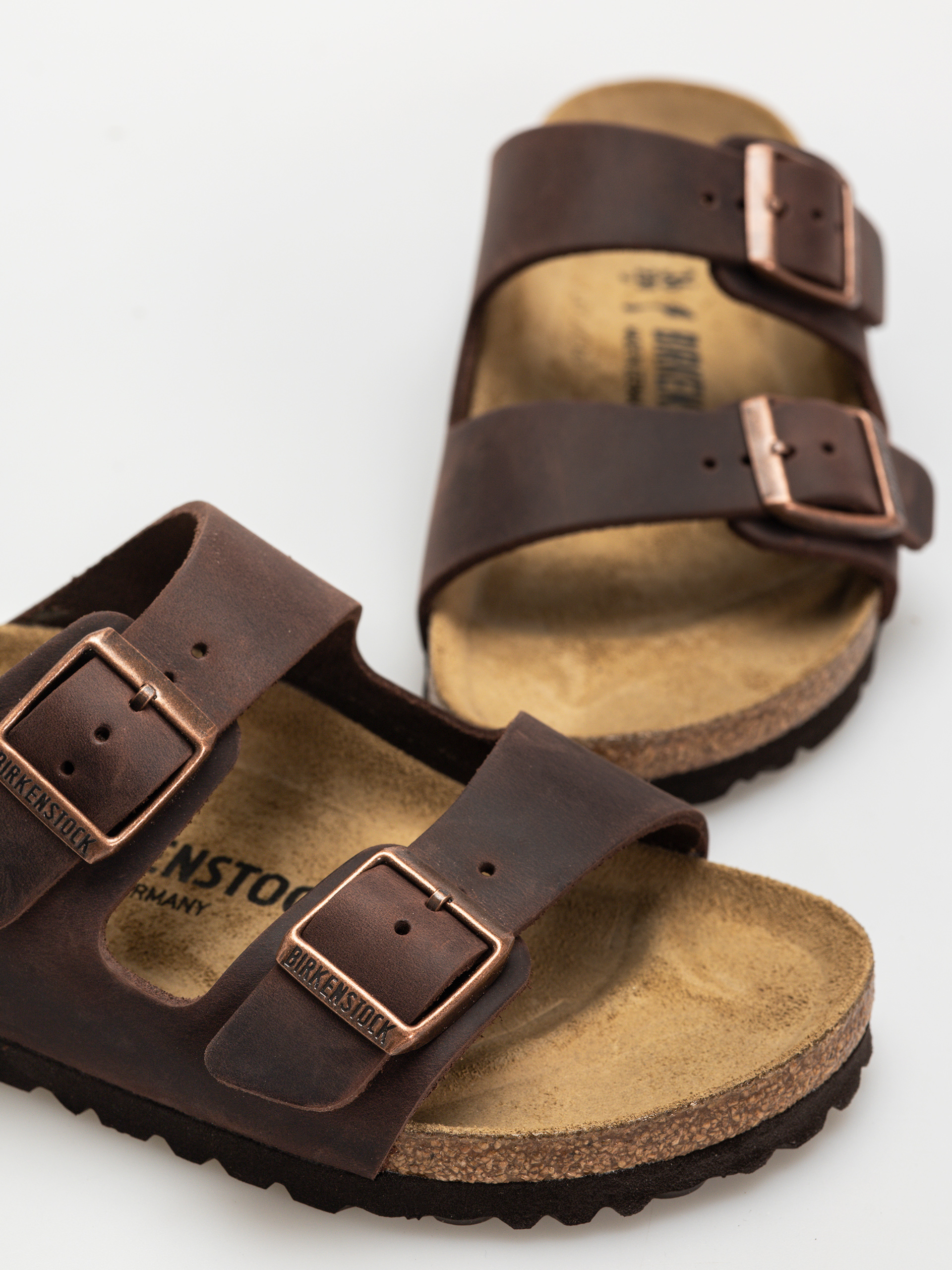 Чехли Birkenstock Arizona Oiled Leather Narrow Wmn (habana)
