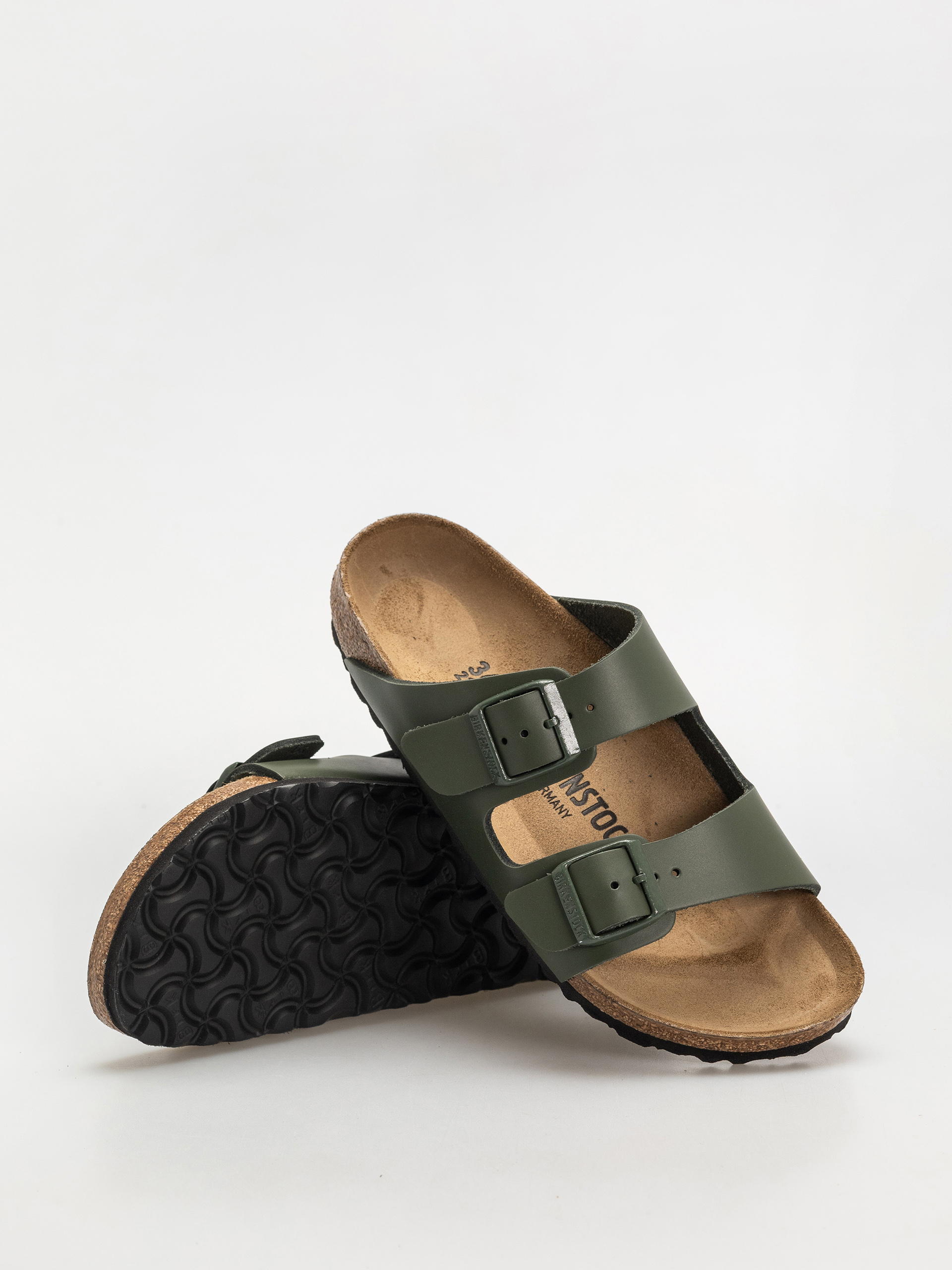 Чехли Birkenstock Arizona Natural Leather Narrow Wmn (thyme)