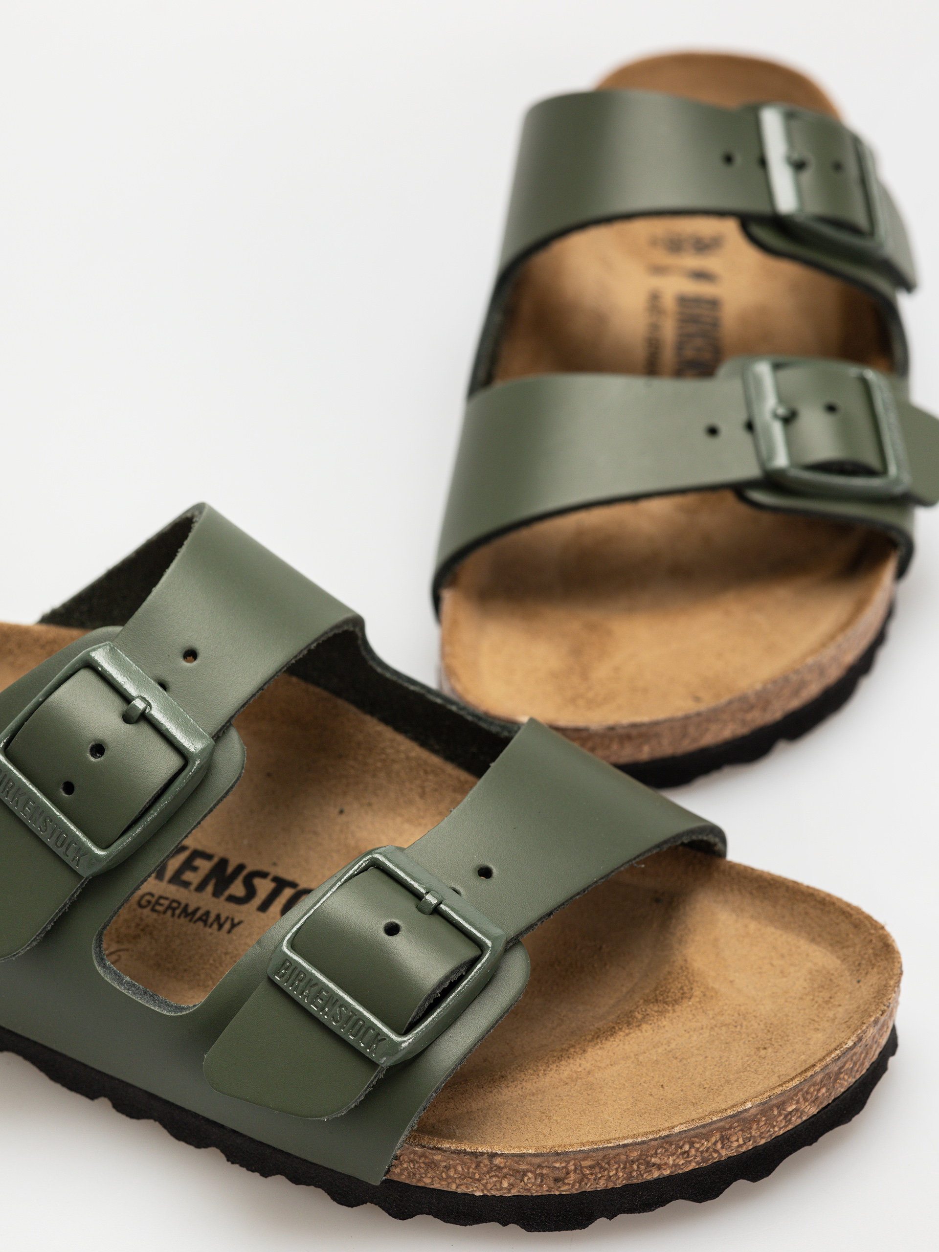 Чехли Birkenstock Arizona Natural Leather Narrow Wmn (thyme)