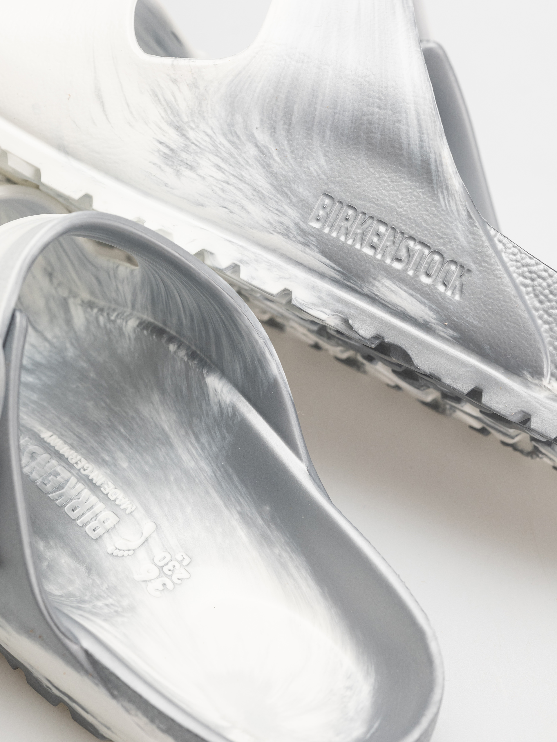 Чехли Birkenstock Arizona EVA Narrow Wmn (metallic silver multi)