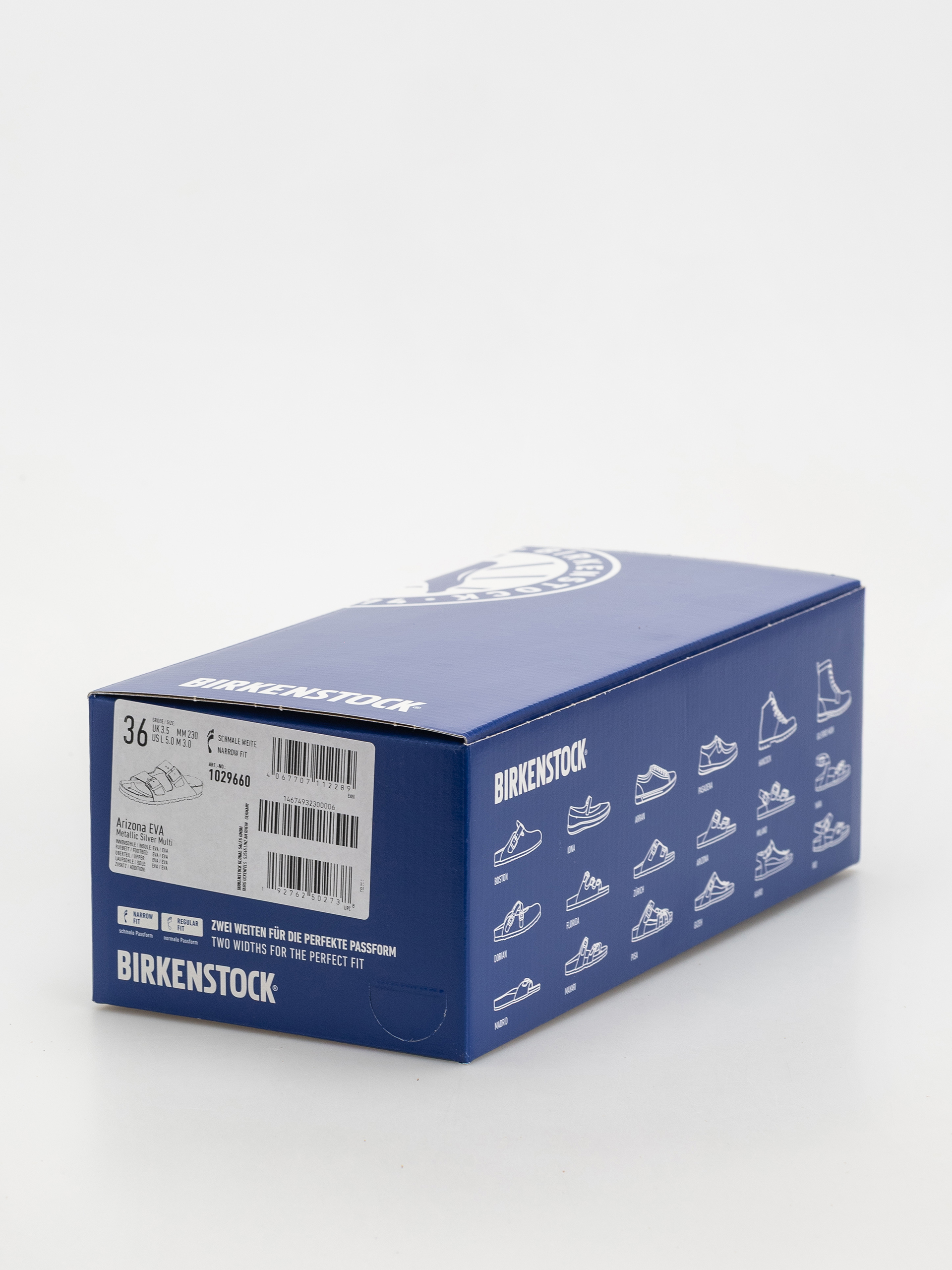 Чехли Birkenstock Arizona EVA Narrow Wmn (metallic silver multi)