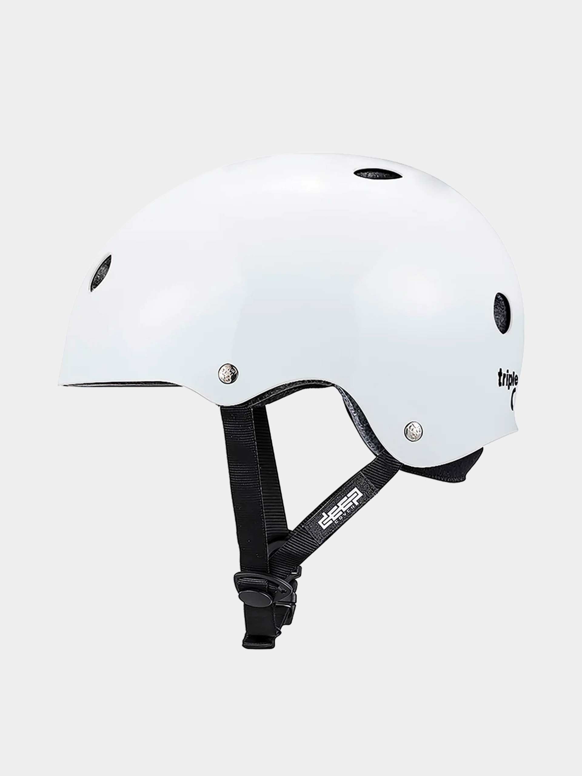 u041au0430u0441u043au0430 Triple Eight Deep Cover Helmet (white glossy)
