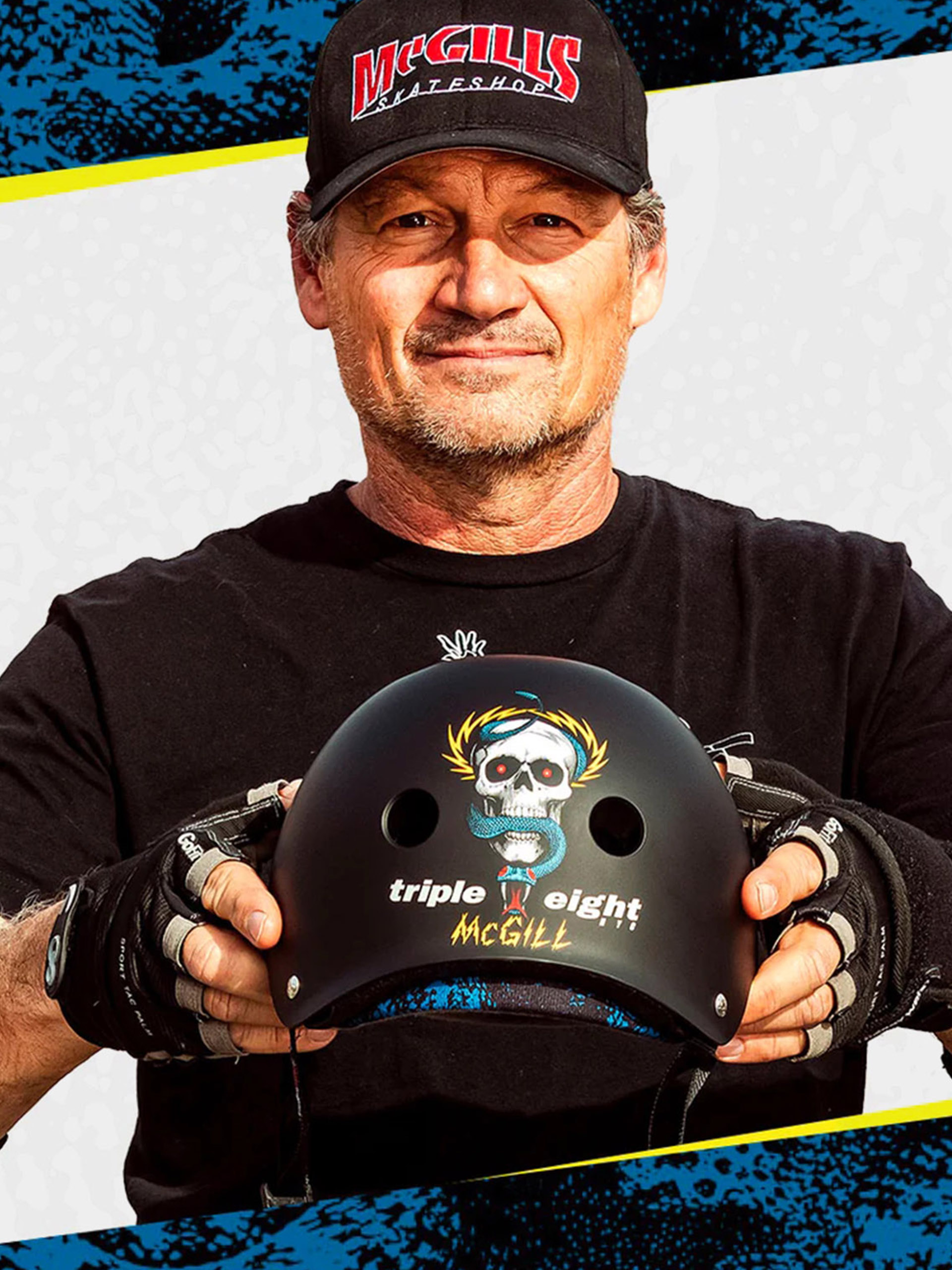 Каска Triple Eight Deep Cover Helmet (mike mcgill signature edition)