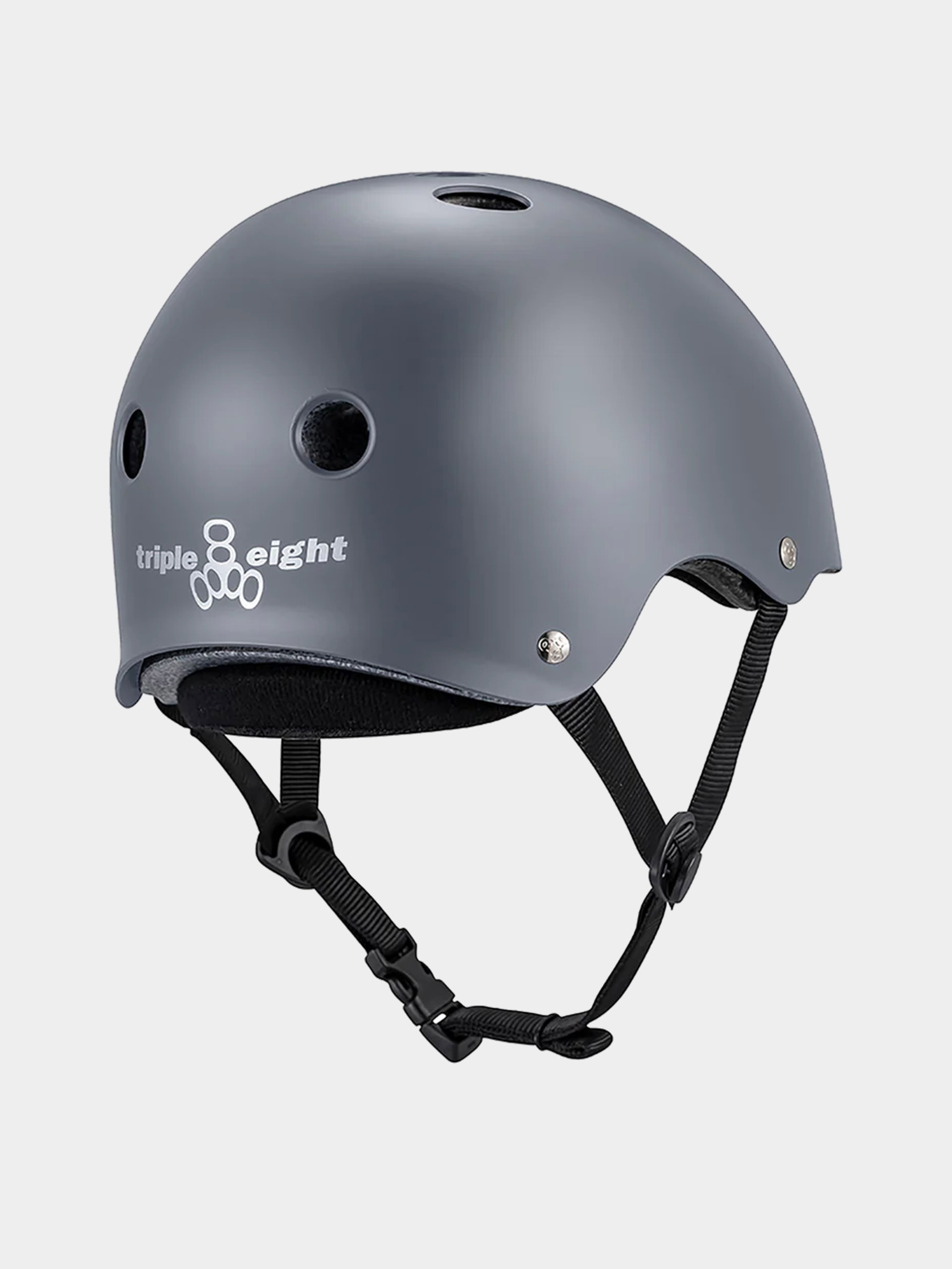 Каска Triple Eight Deep Cover Helmet (gray matte)