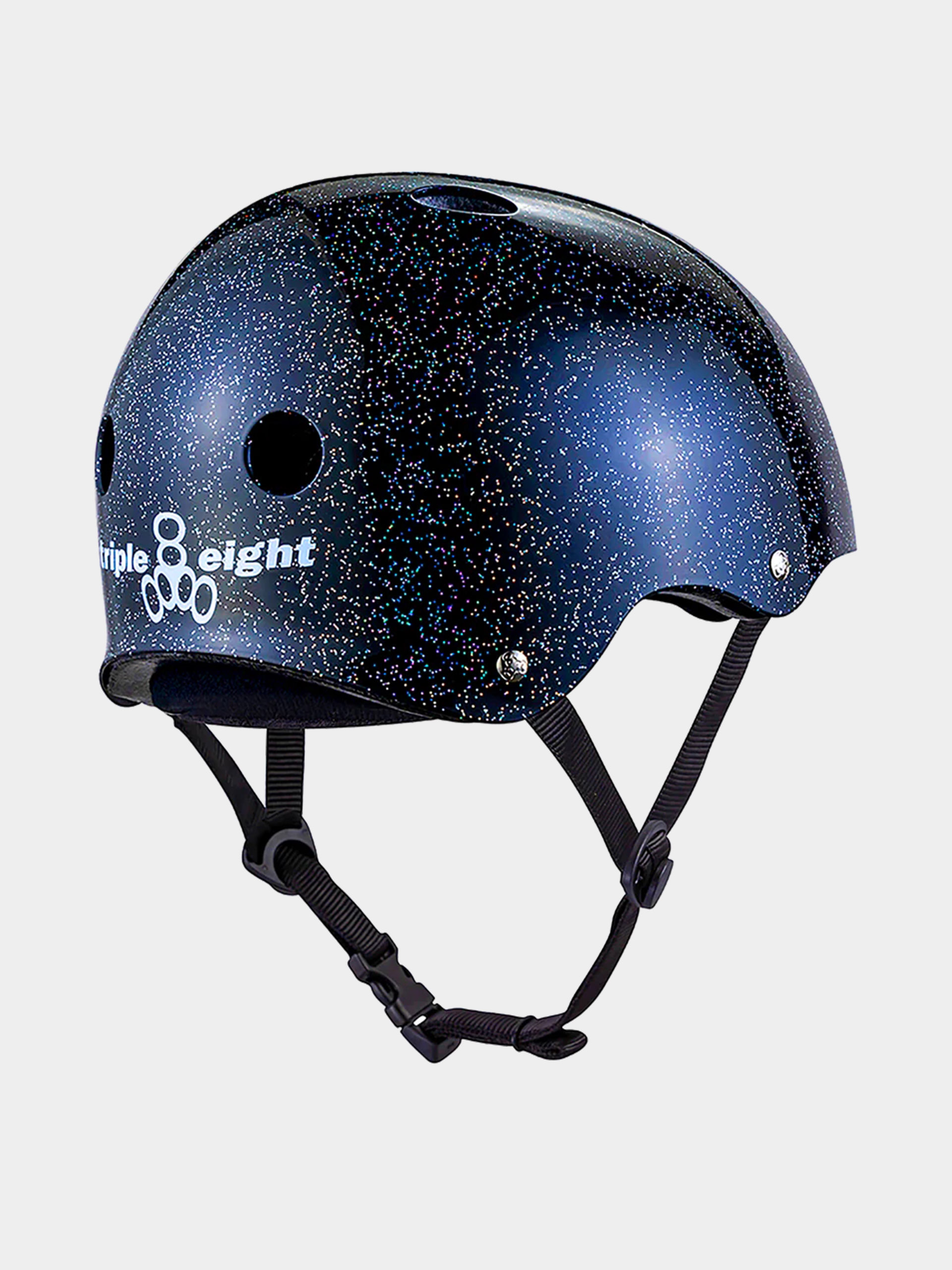 u041au0430u0441u043au0430 Triple Eight Deep Cover Helmet (black glitter)