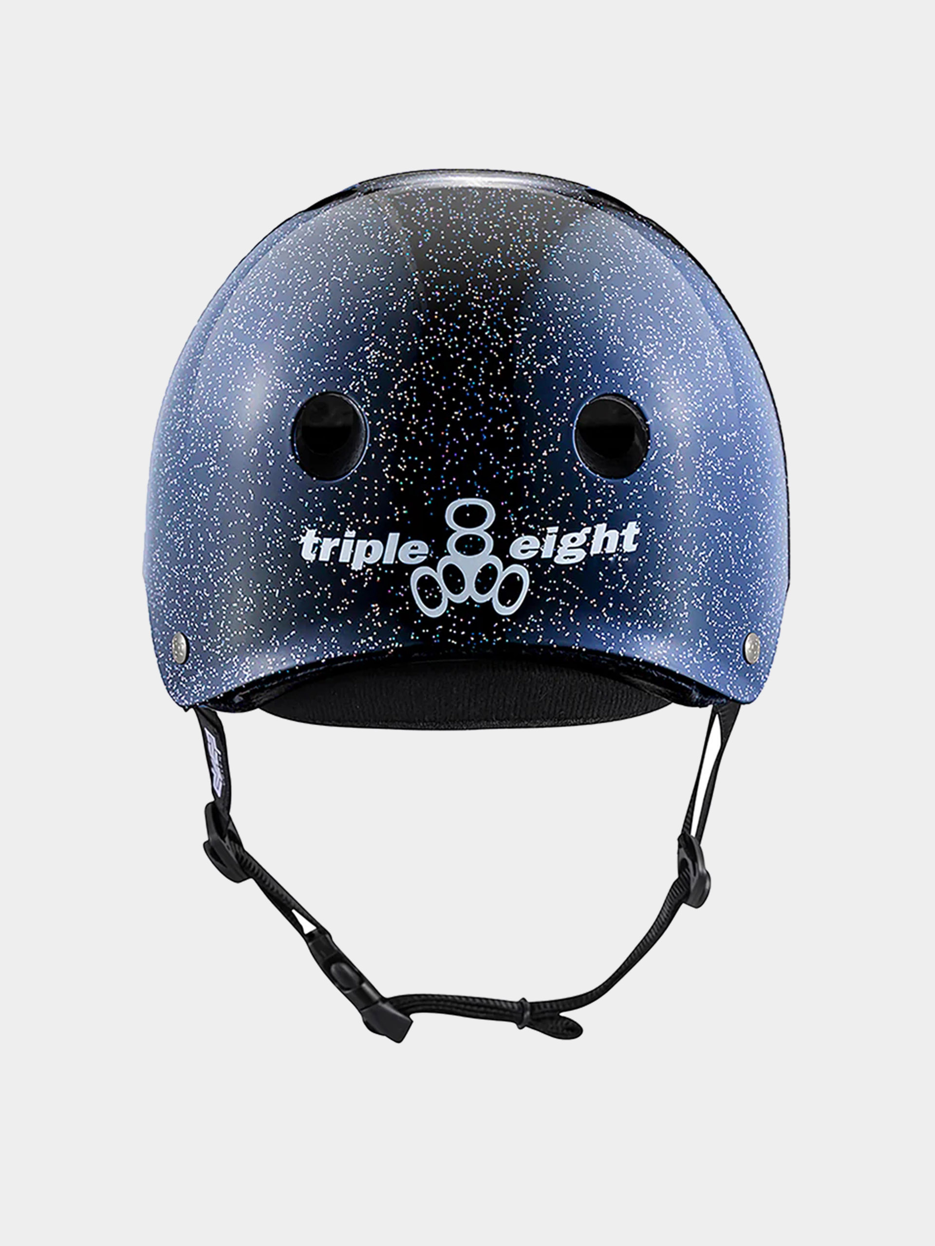 Каска Triple Eight Deep Cover Helmet (black glitter)