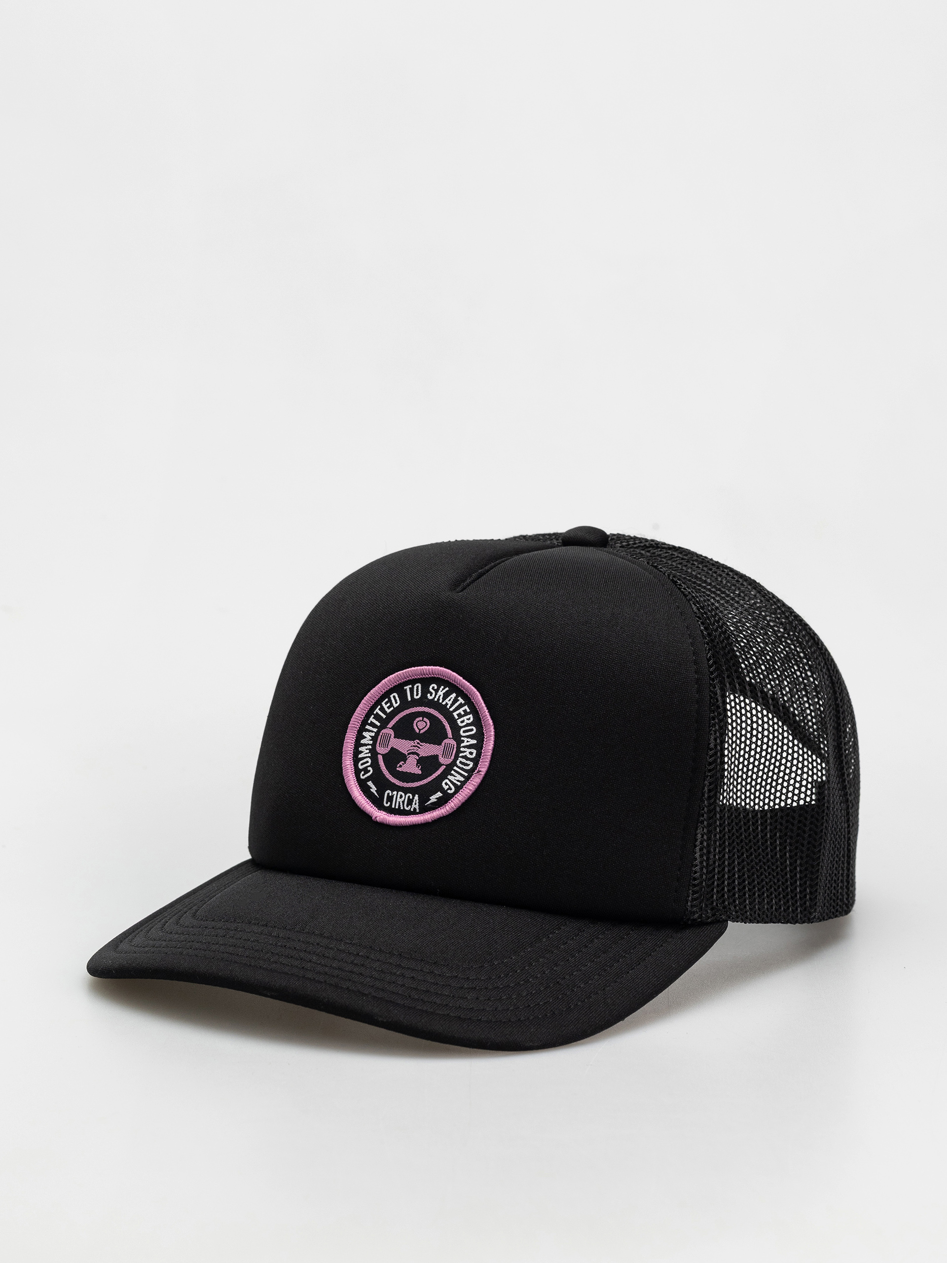 u0428u0430u043fu043au0430 u0441 u043au043eu0437u0438u0440u043au0430 Circa C1rcle Trucker (black/pink)