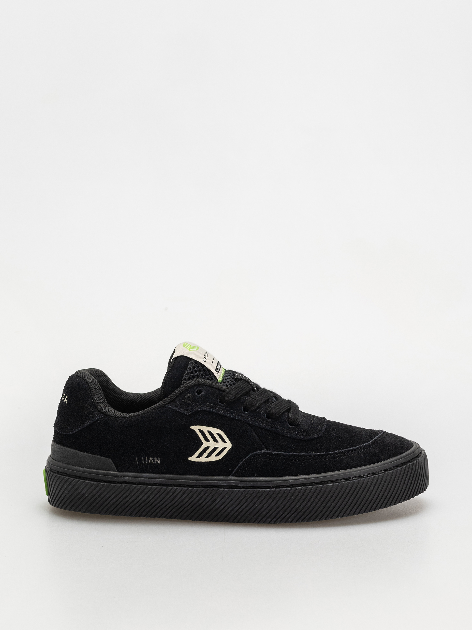 u041eu0431u0443u0432u043au0438 Cariuma Luan Pro Wmn (all black suede ivory logo)