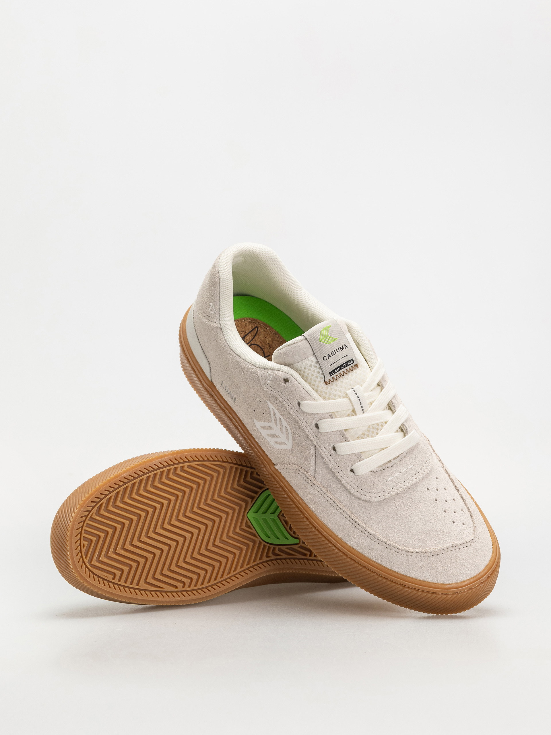 Обувки Cariuma Luan Pro (gum smoke white suede off white logo)