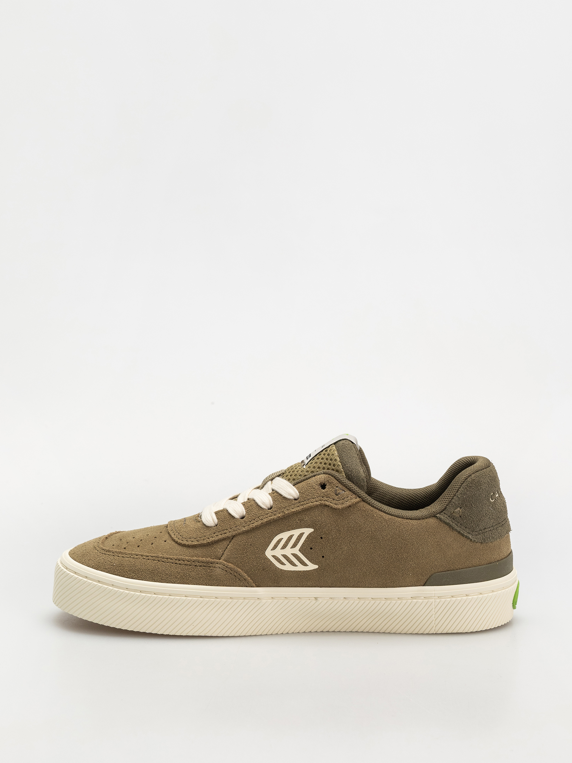 Обувки Cariuma Luan Pro Wmn (olive green suede ivory logo burnt olive)