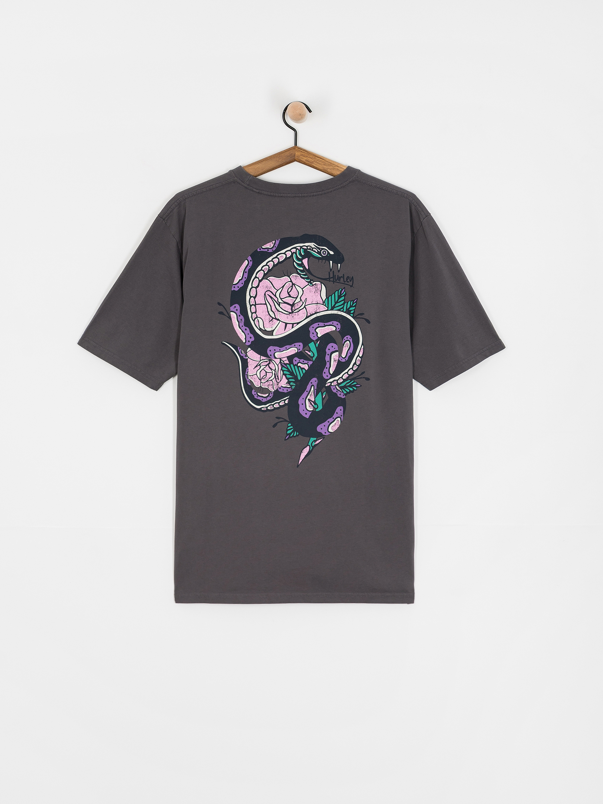 Тениска Hurley Cobra (dark stone grey)