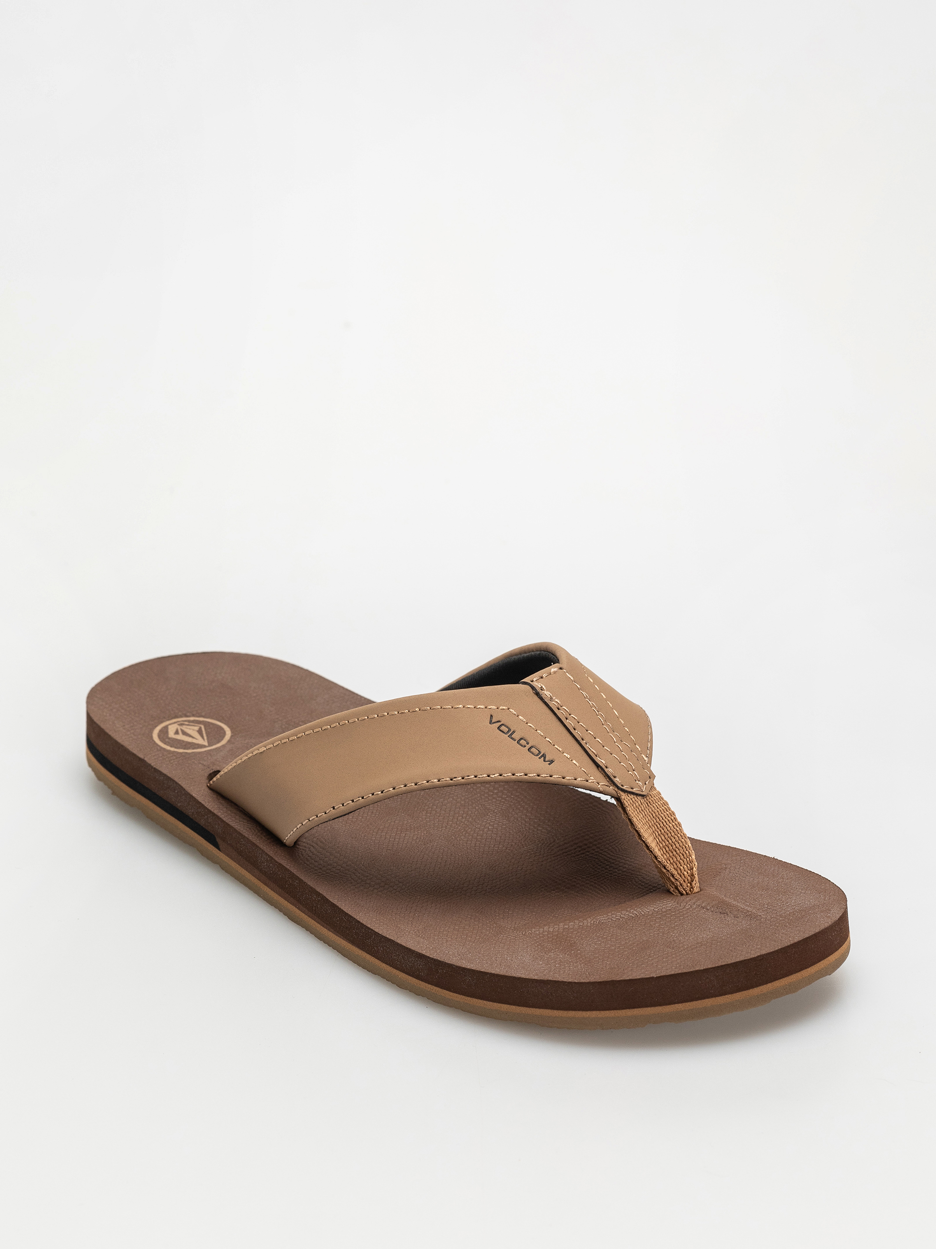 Volcom Джапанки Victor (brown khaki)