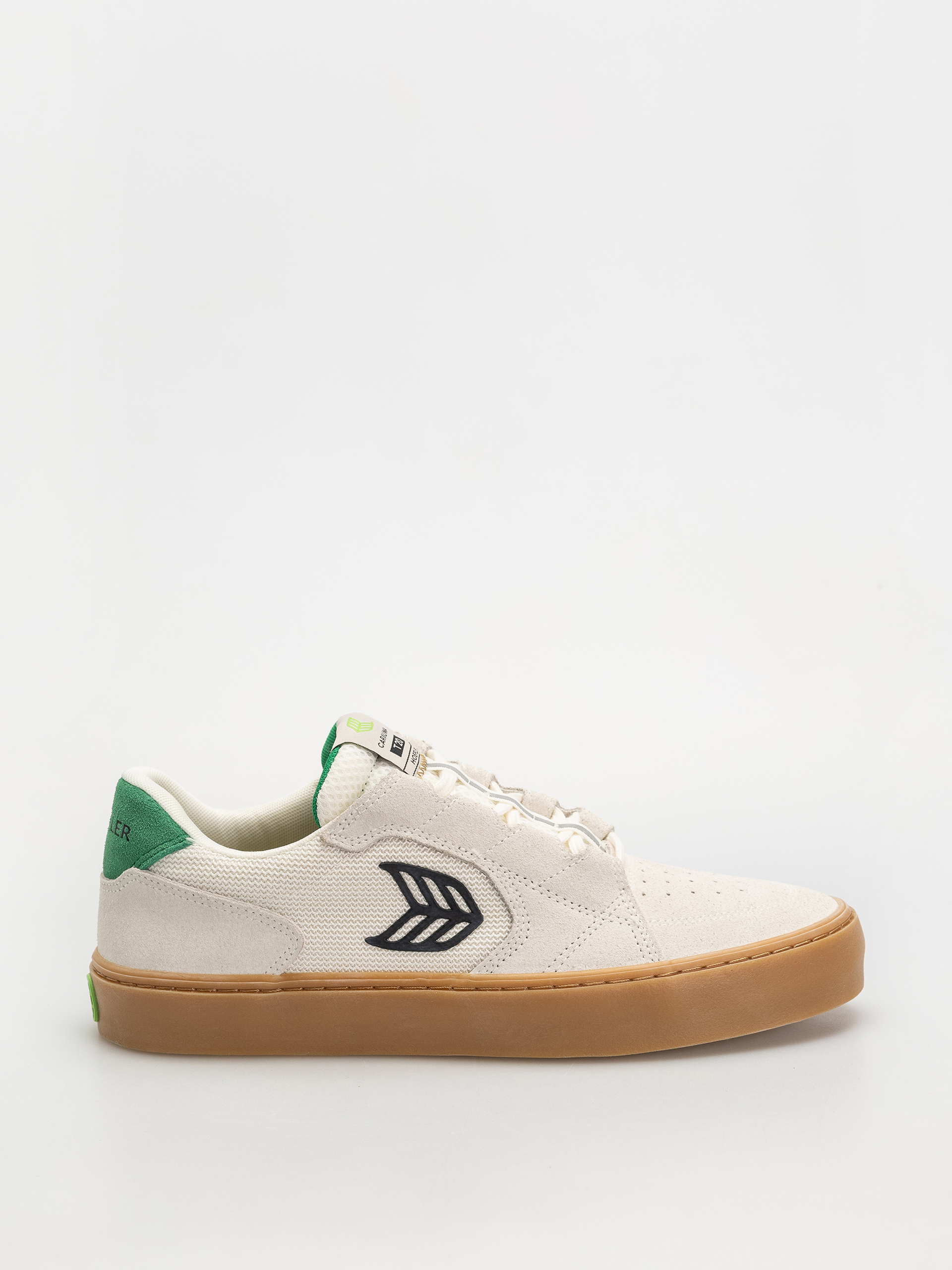 u041eu0431u0443u0432u043au0438 Cariuma T20 Pro (gum smoke white suede and mesh black logo green)