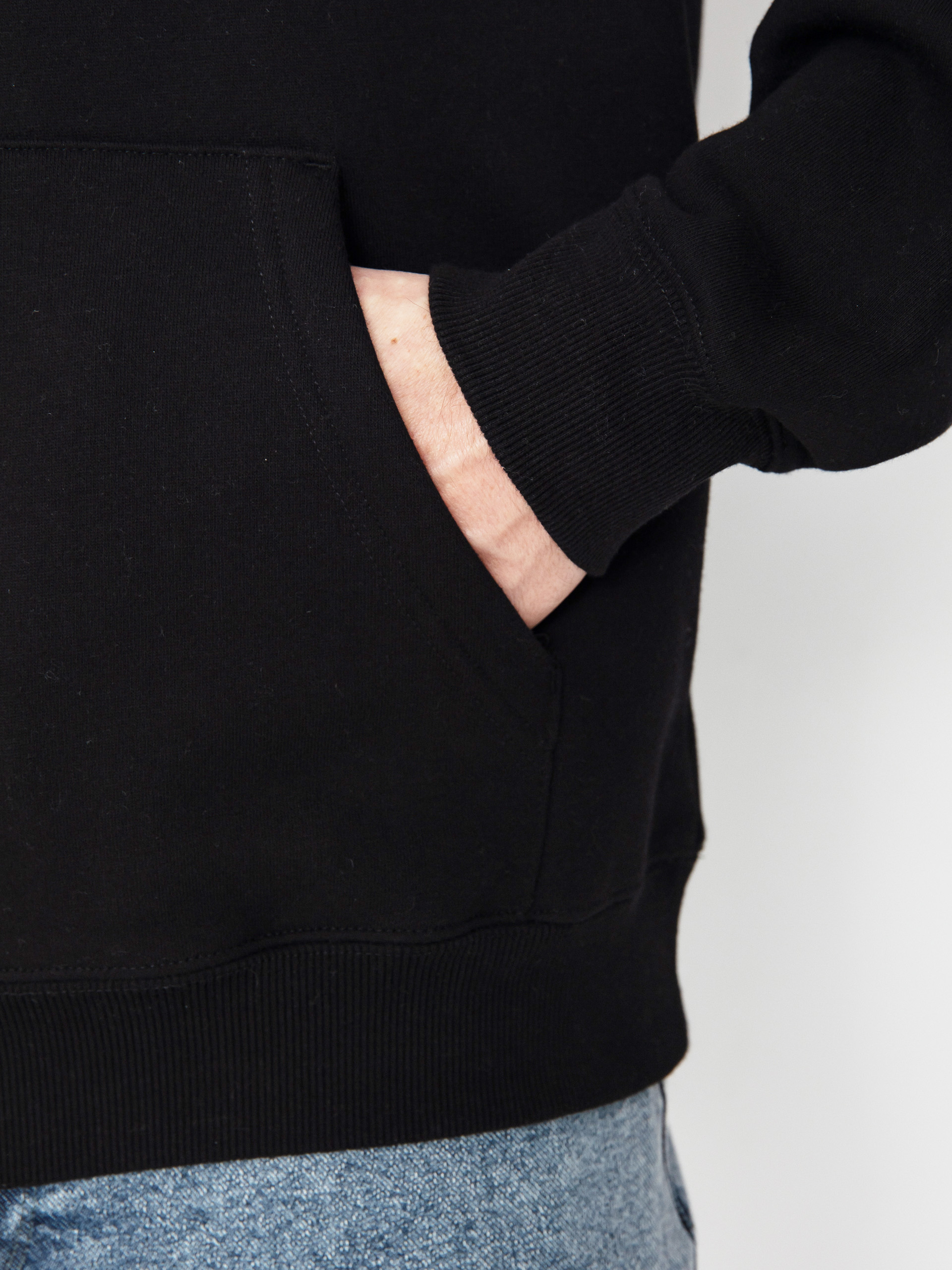 Суитшърт с качулка Santa Cruz Tonal Opus Dot Stripe HD (black)