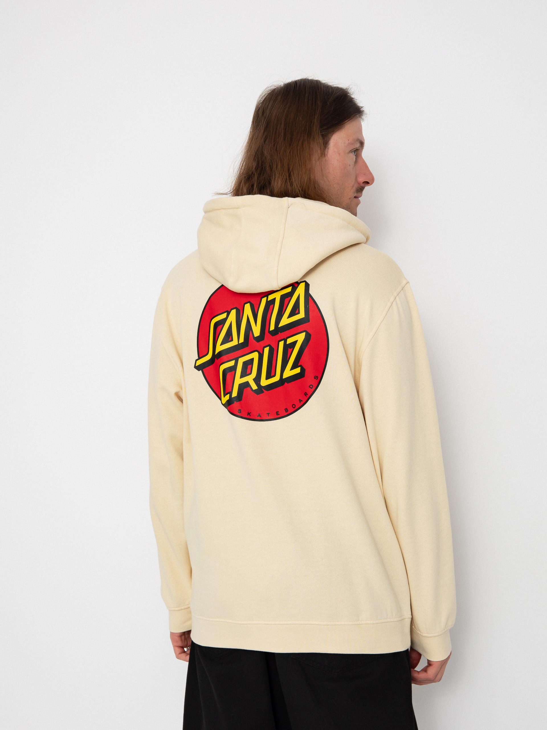 Суитшърт с качулка Santa Cruz Classic Dot Chest HD