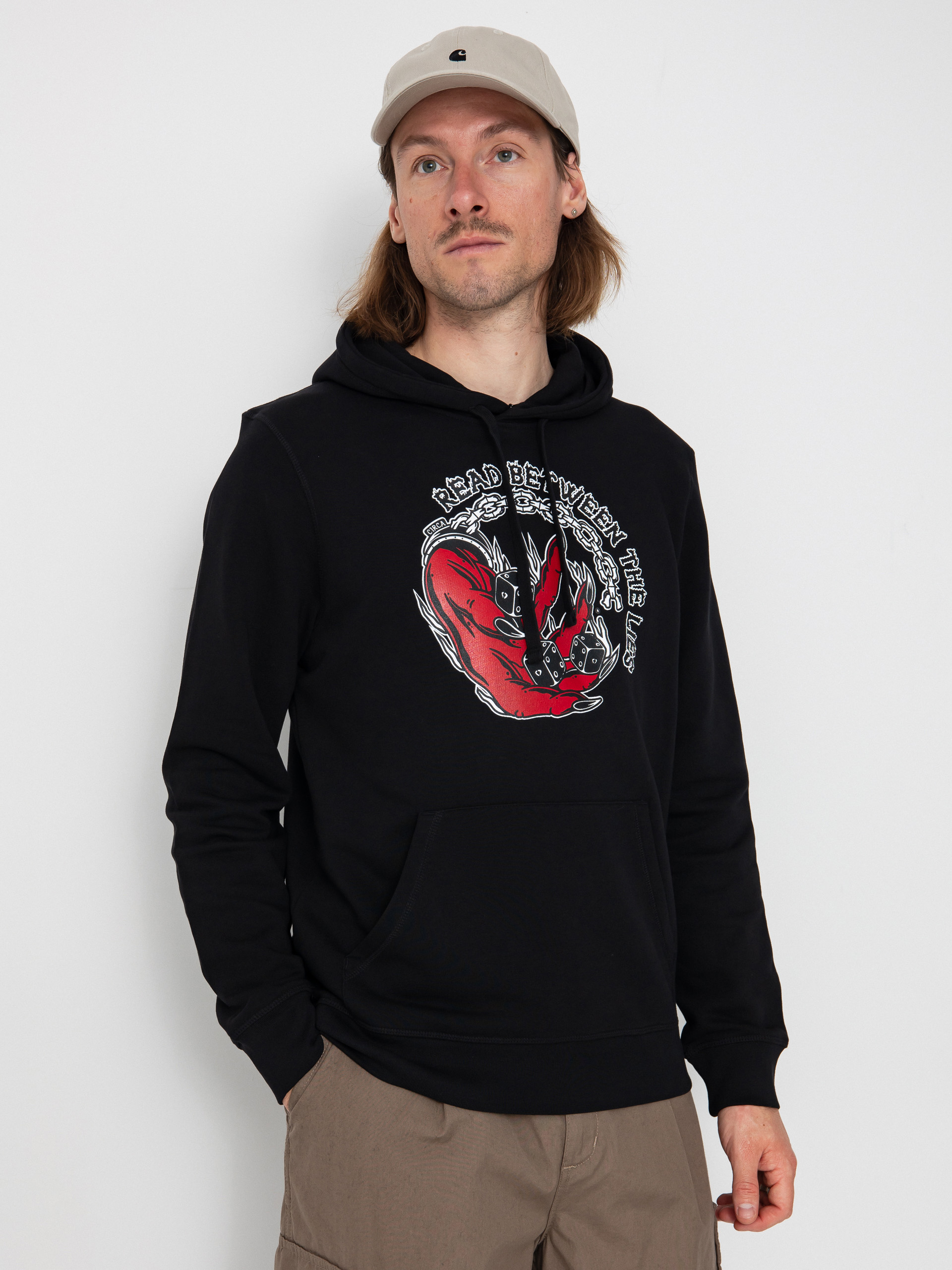 Суитшърт с качулка Circa Doom HD