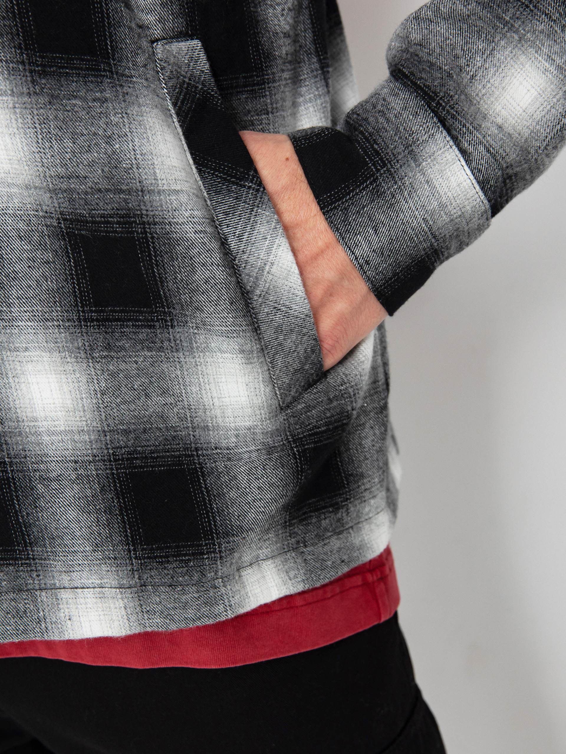 Риза Spitfire Demonseed Hooded Flannel (black/white/multi color embroideries)