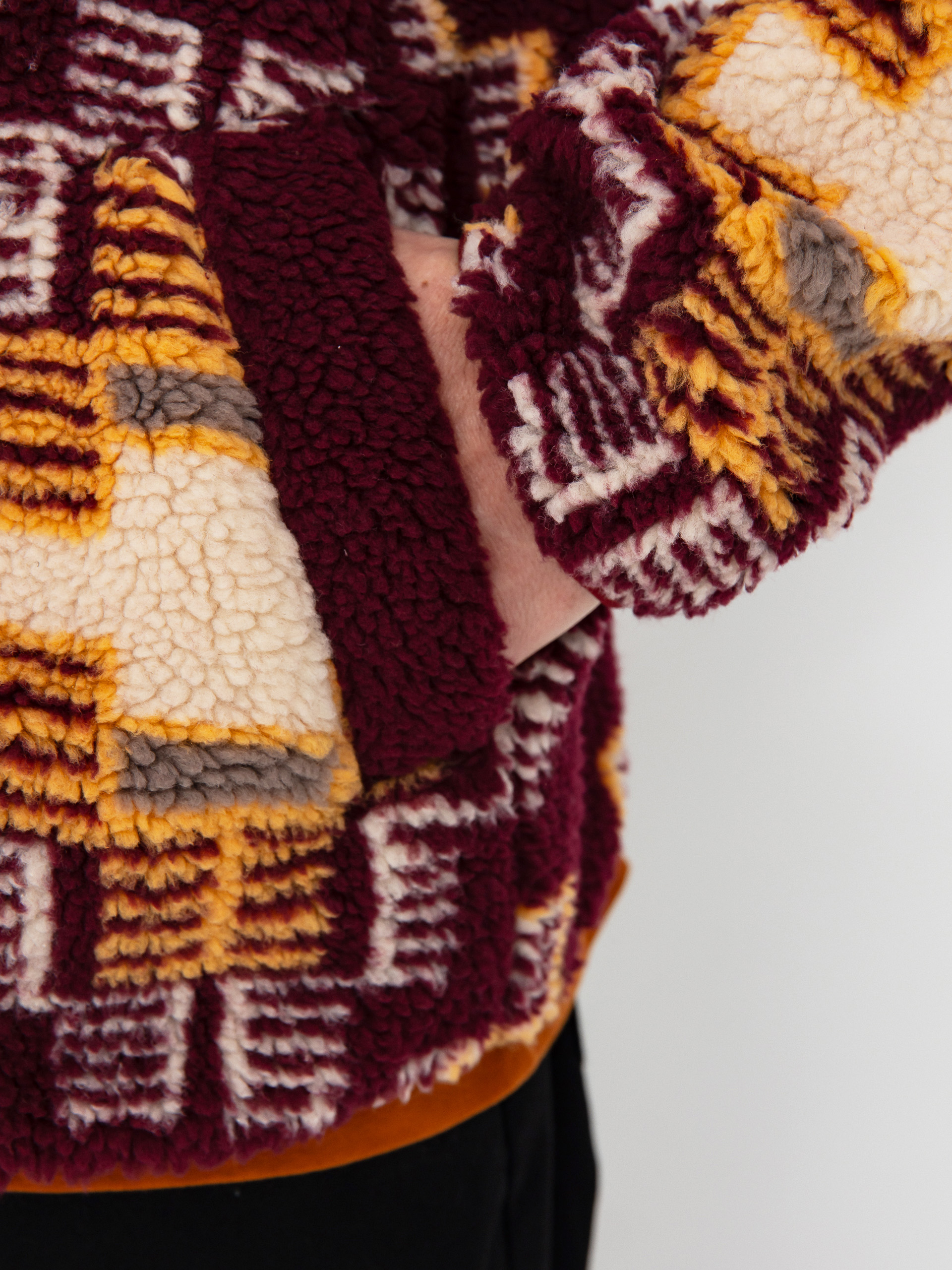 Яке Brixton Arctic Fleece Mock Neck (light cabernet)