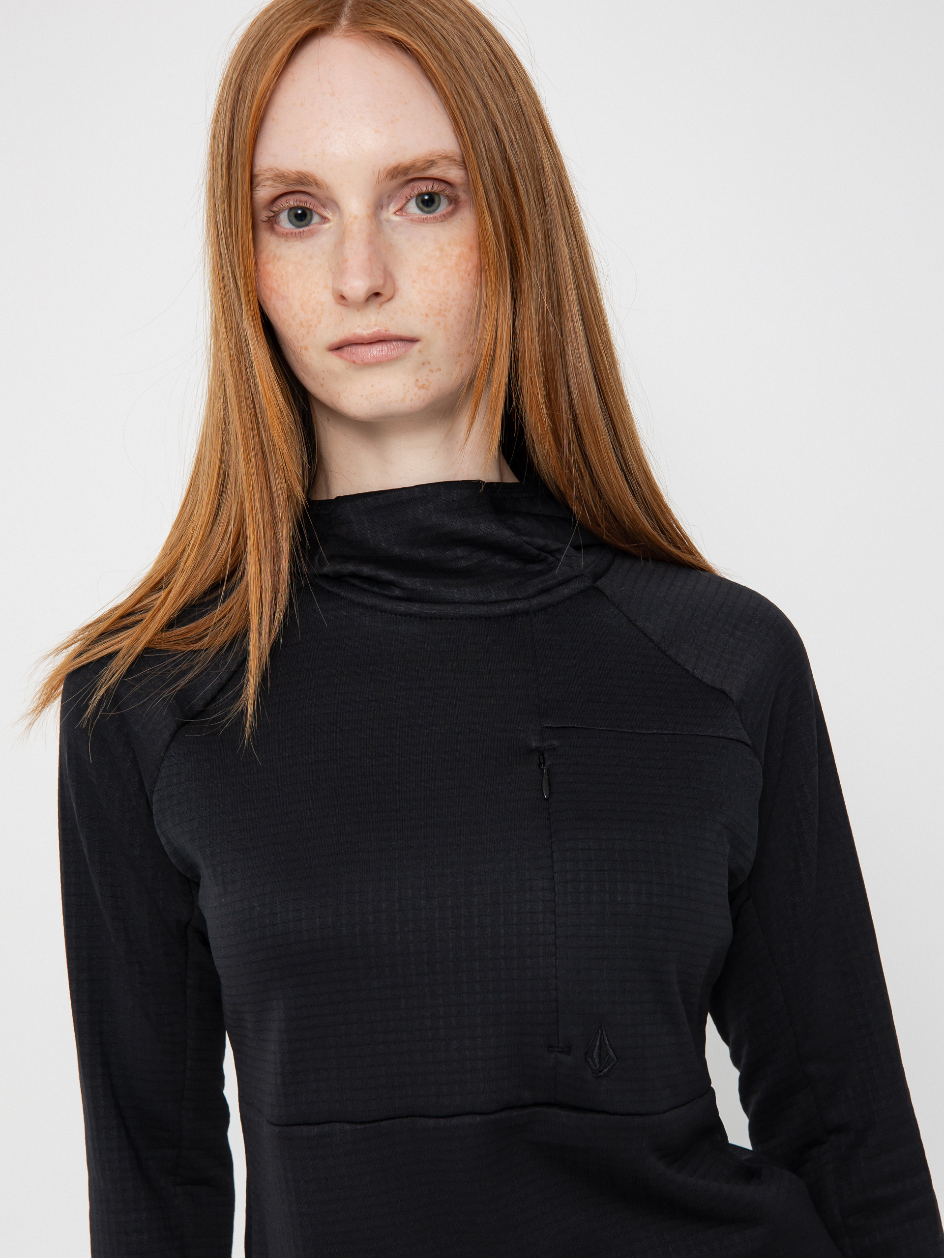 Дамска Термо суитшърт Volcom Gridlock Balaclava (black)