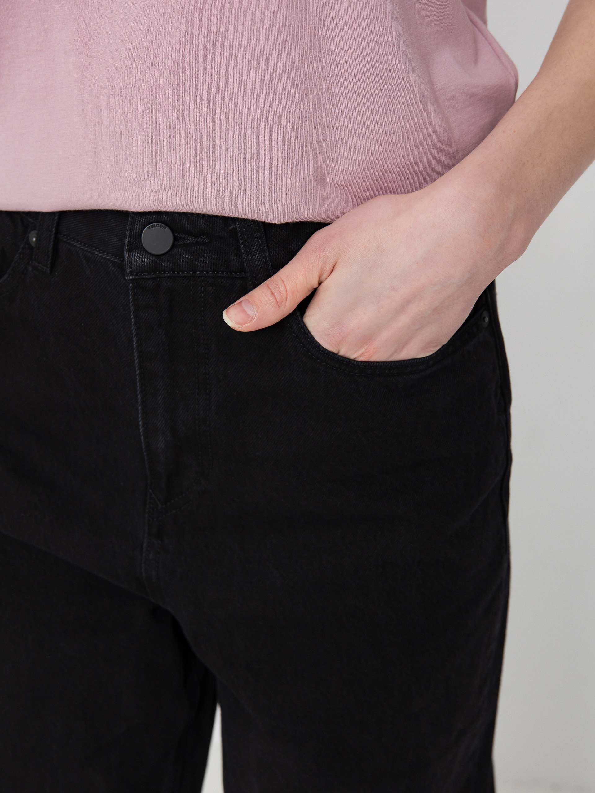 Панталони Volcom Stoned Bf Hirise Wmn (black)