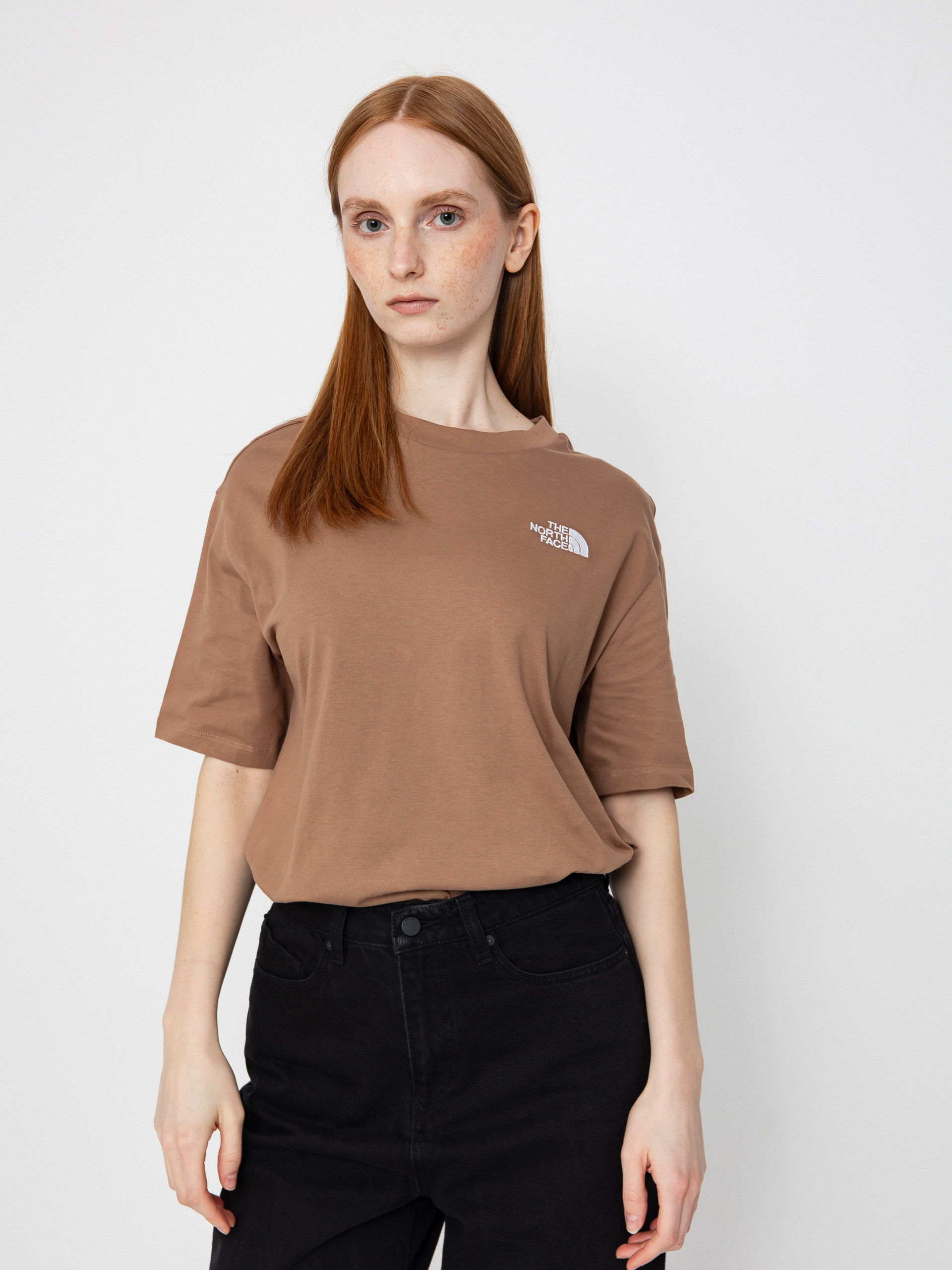 Тениска The North Face Essential Oversize Wmn (latte)