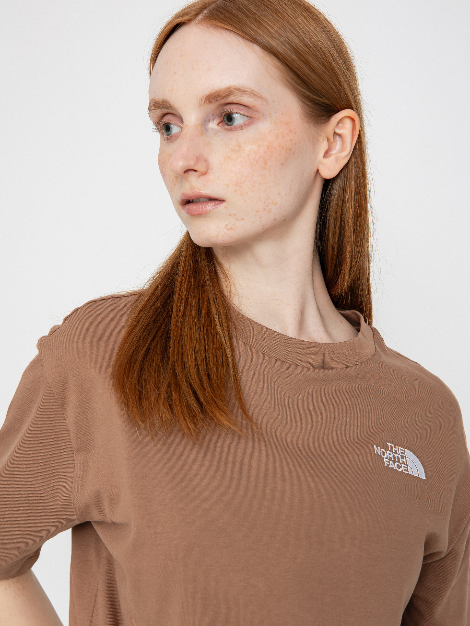 Тениска The North Face Essential Oversize Wmn (latte)