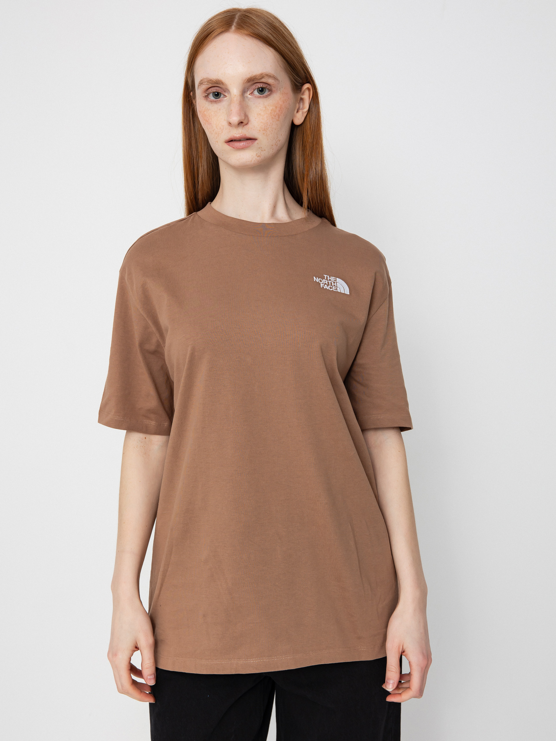 Тениска The North Face Essential Oversize Wmn (latte)