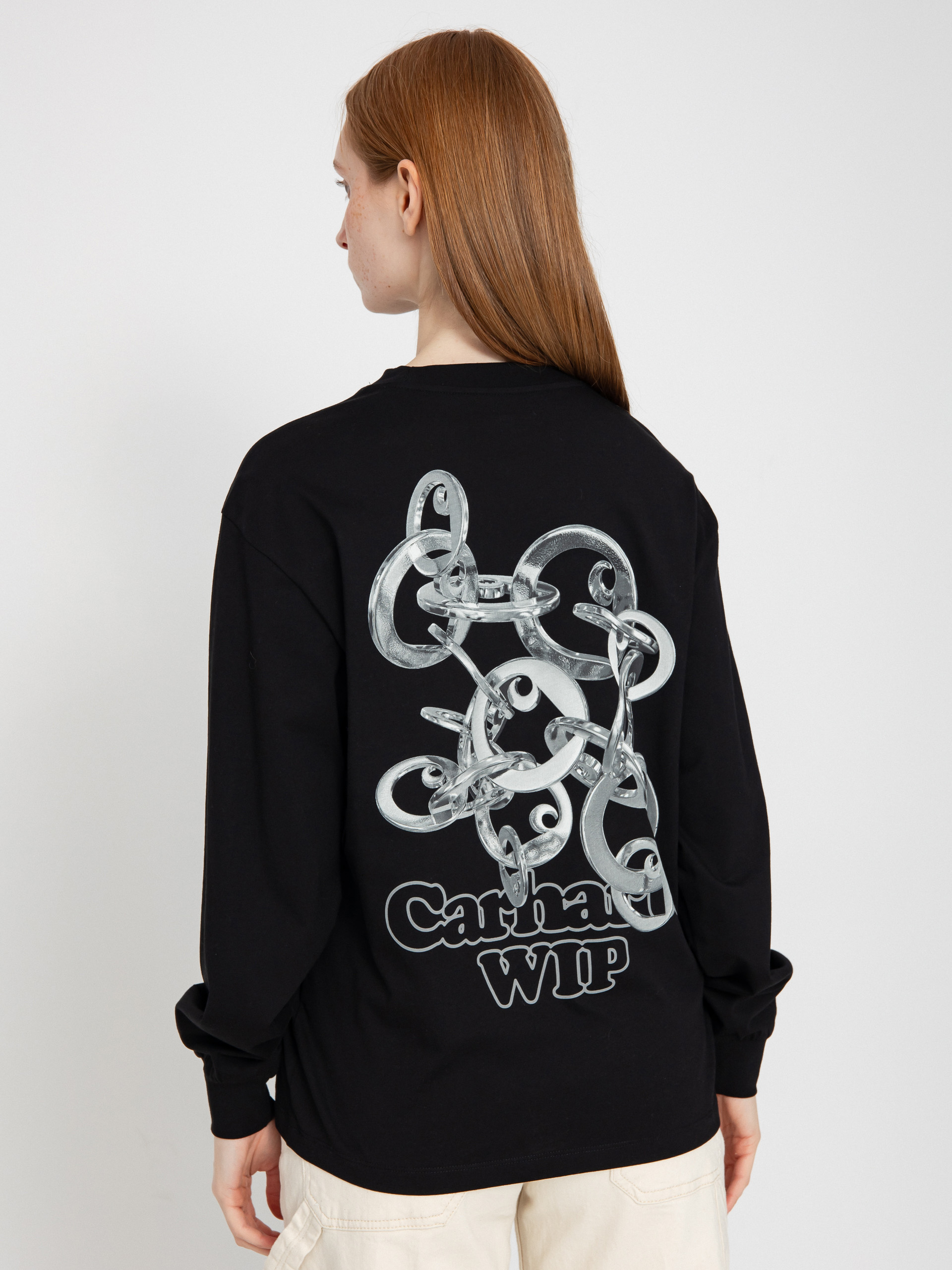 Блуза Carhartt WIP Linked Charms Wmn (black/silver)