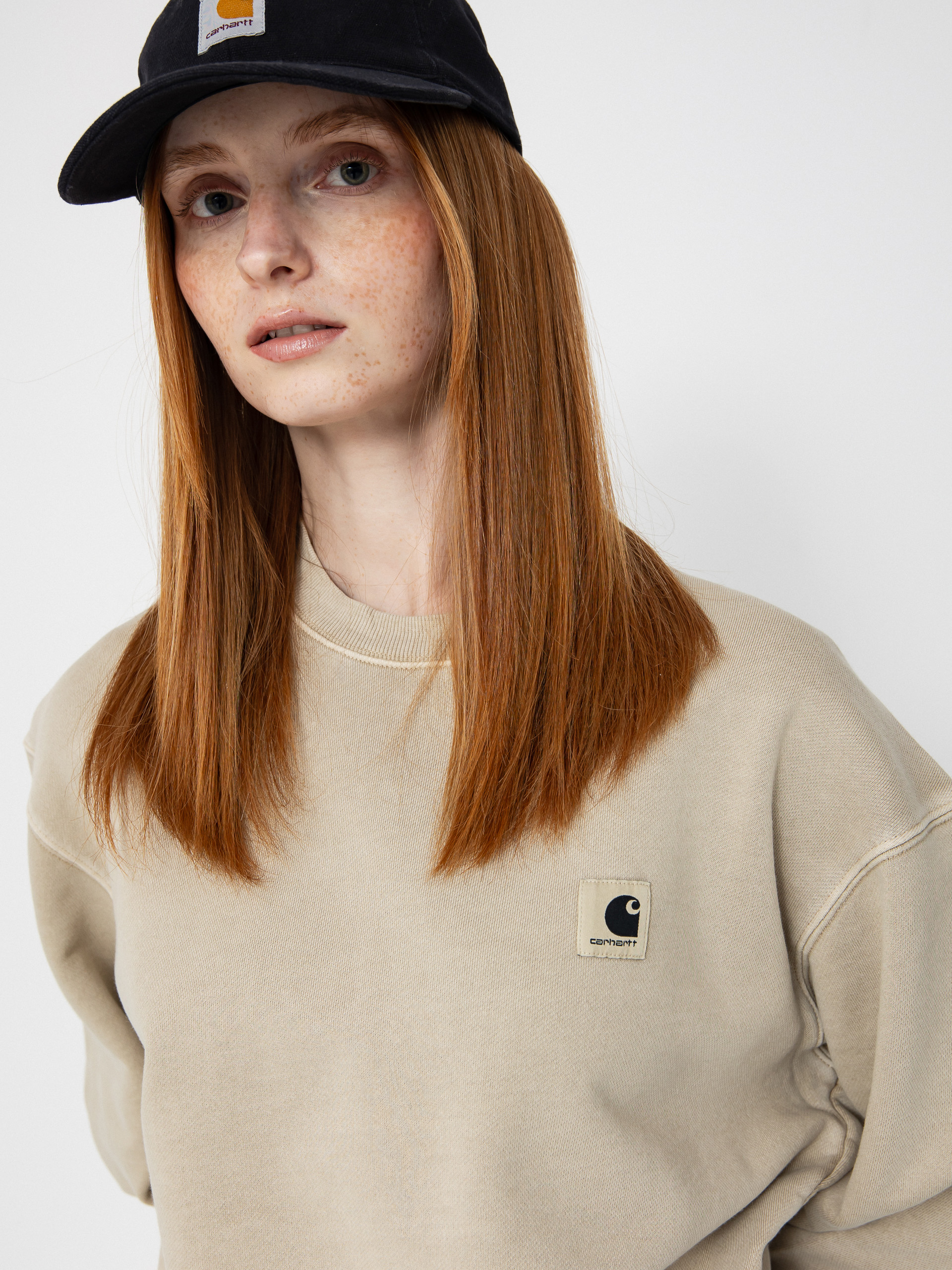 Суитшърт Carhartt WIP Nelson Wmn (fleur de sel)