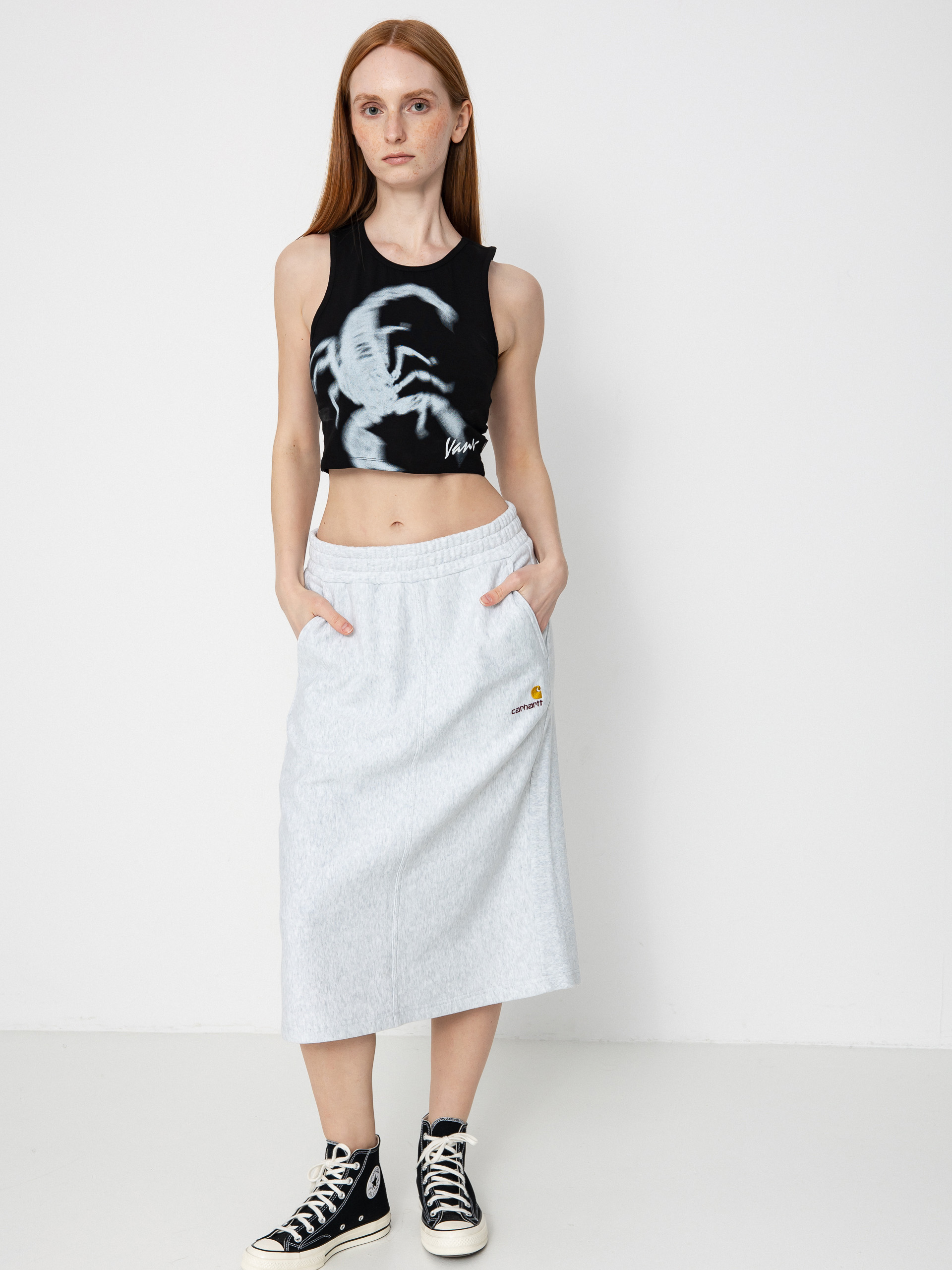 u041fu043eu043bu0430 Carhartt WIP American Script Wmn (ash heather)