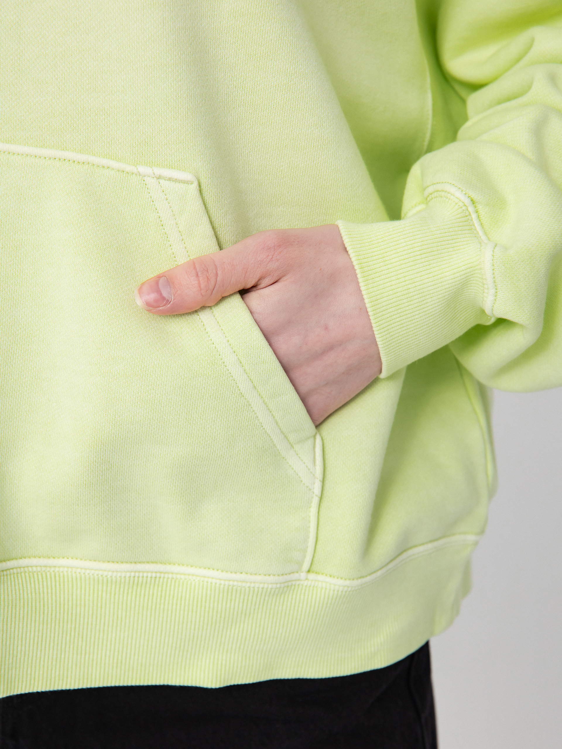 Суитшърт с качулка Carhartt WIP Benton HD Wmn (air green)