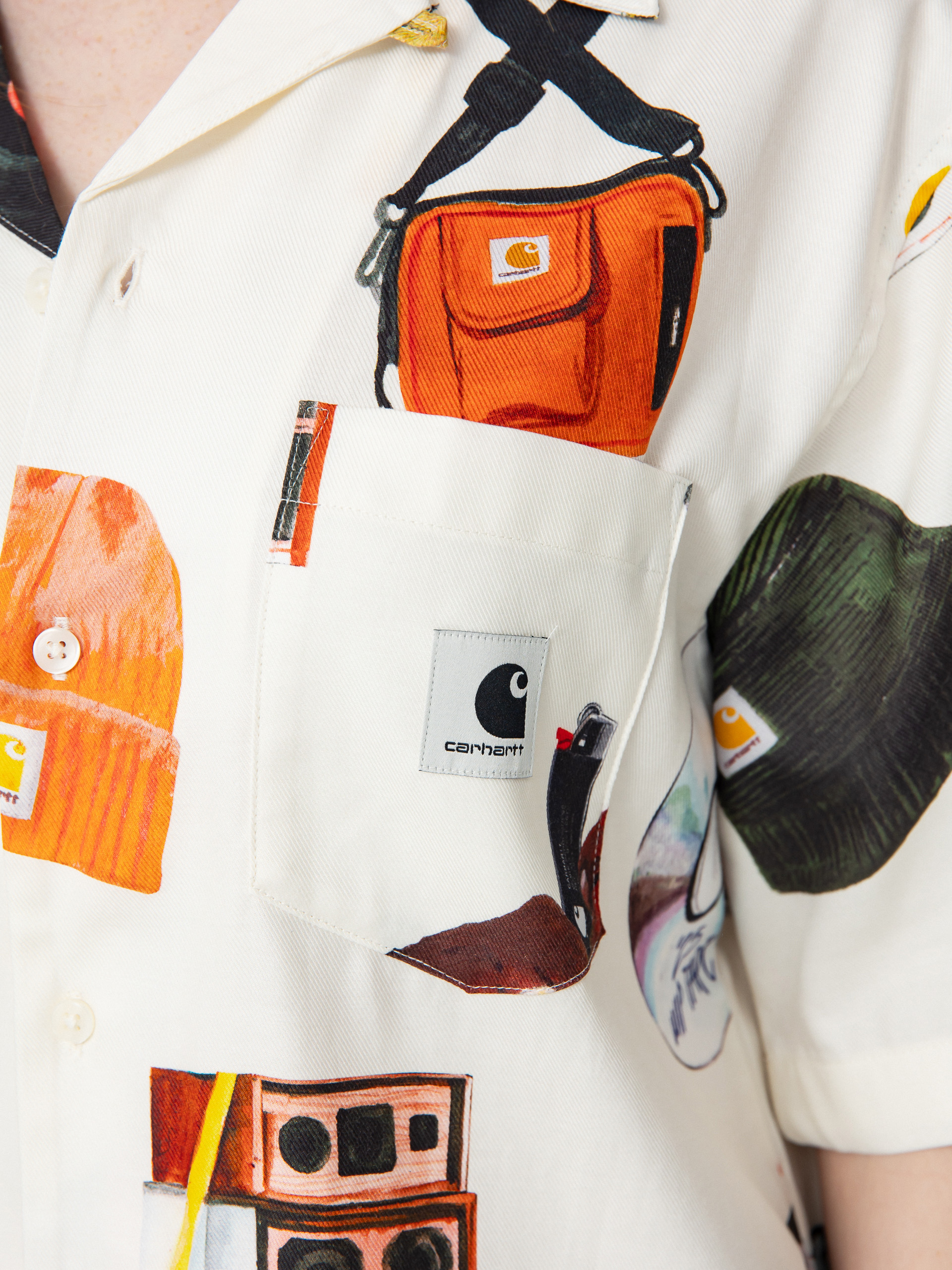 Риза Carhartt WIP Jacob Rochester Wmn (jacob rochester print/wax)
