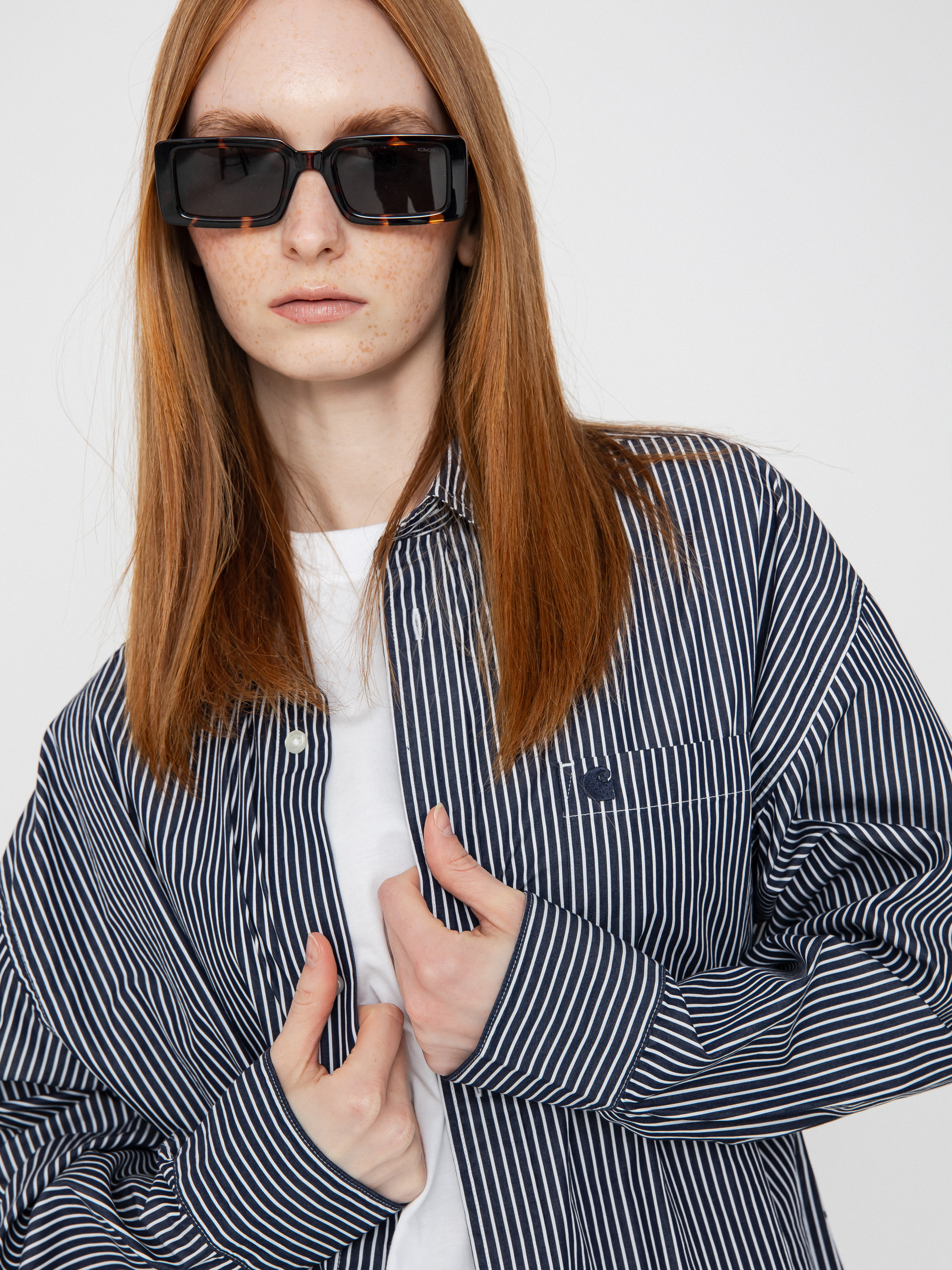 Риза Carhartt WIP Arvin Wmn (arvin stripe/space/space)
