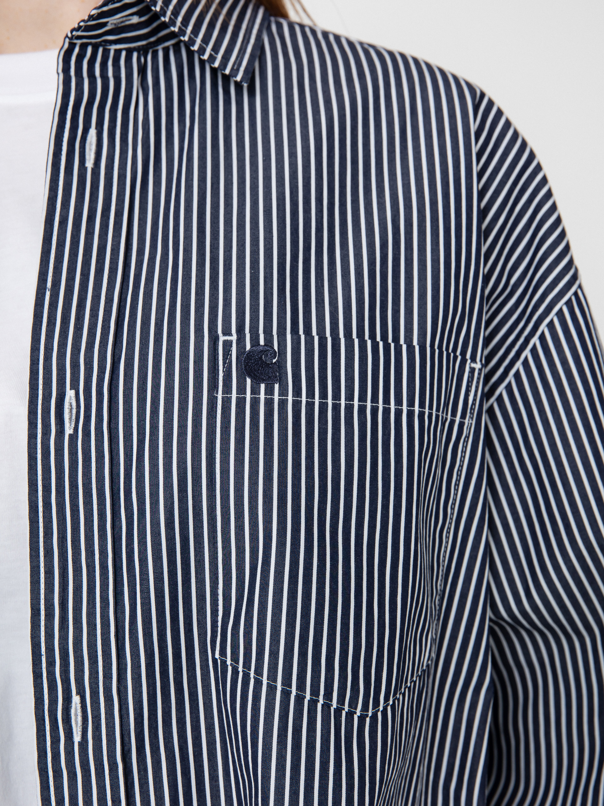 Риза Carhartt WIP Arvin Wmn (arvin stripe/space/space)