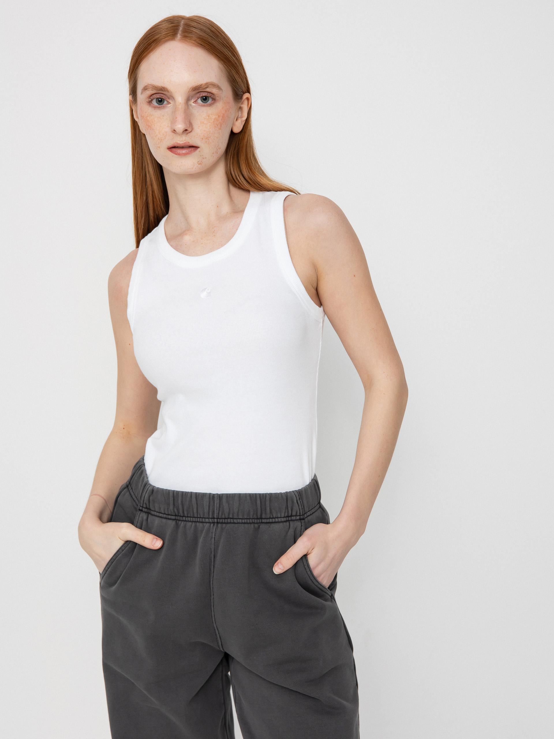 Тениска Carhartt WIP Philips Wmn (white)