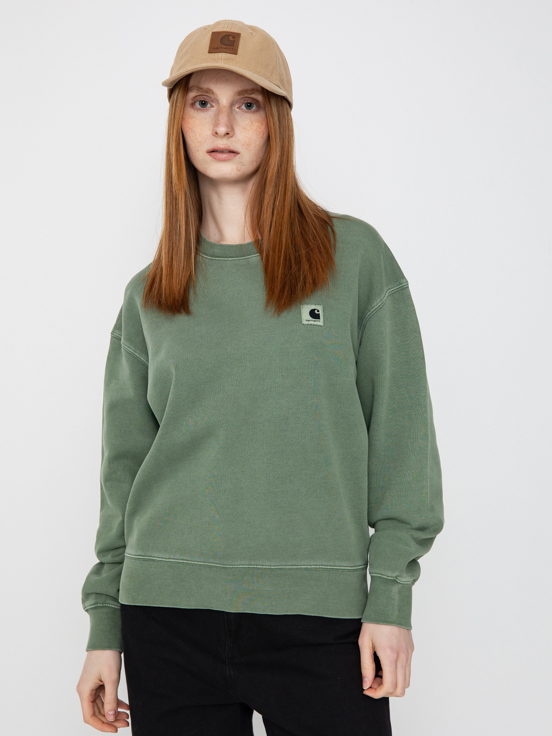 Суитшърт Carhartt WIP Nelson Wmn (park)