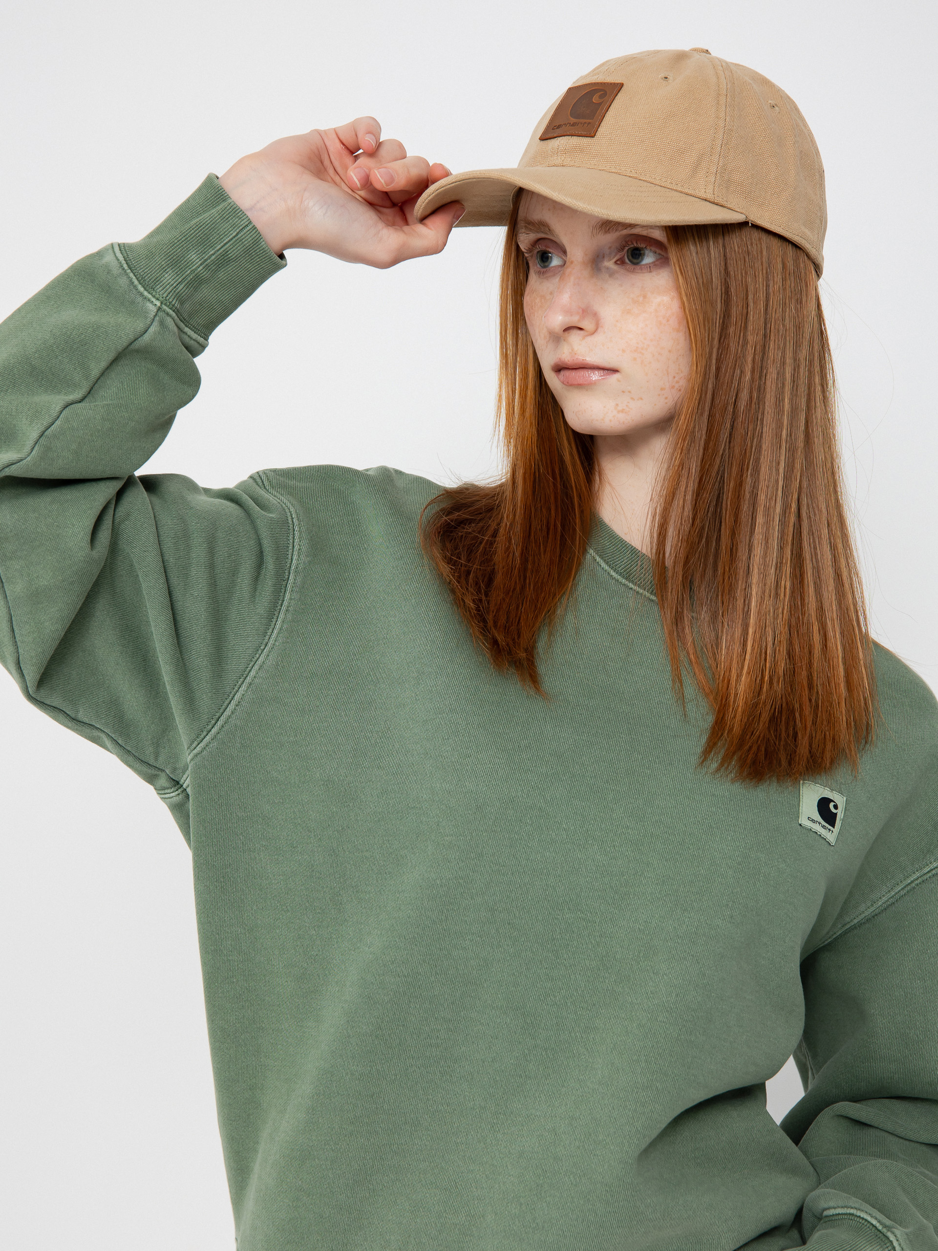 Суитшърт Carhartt WIP Nelson Wmn (park)