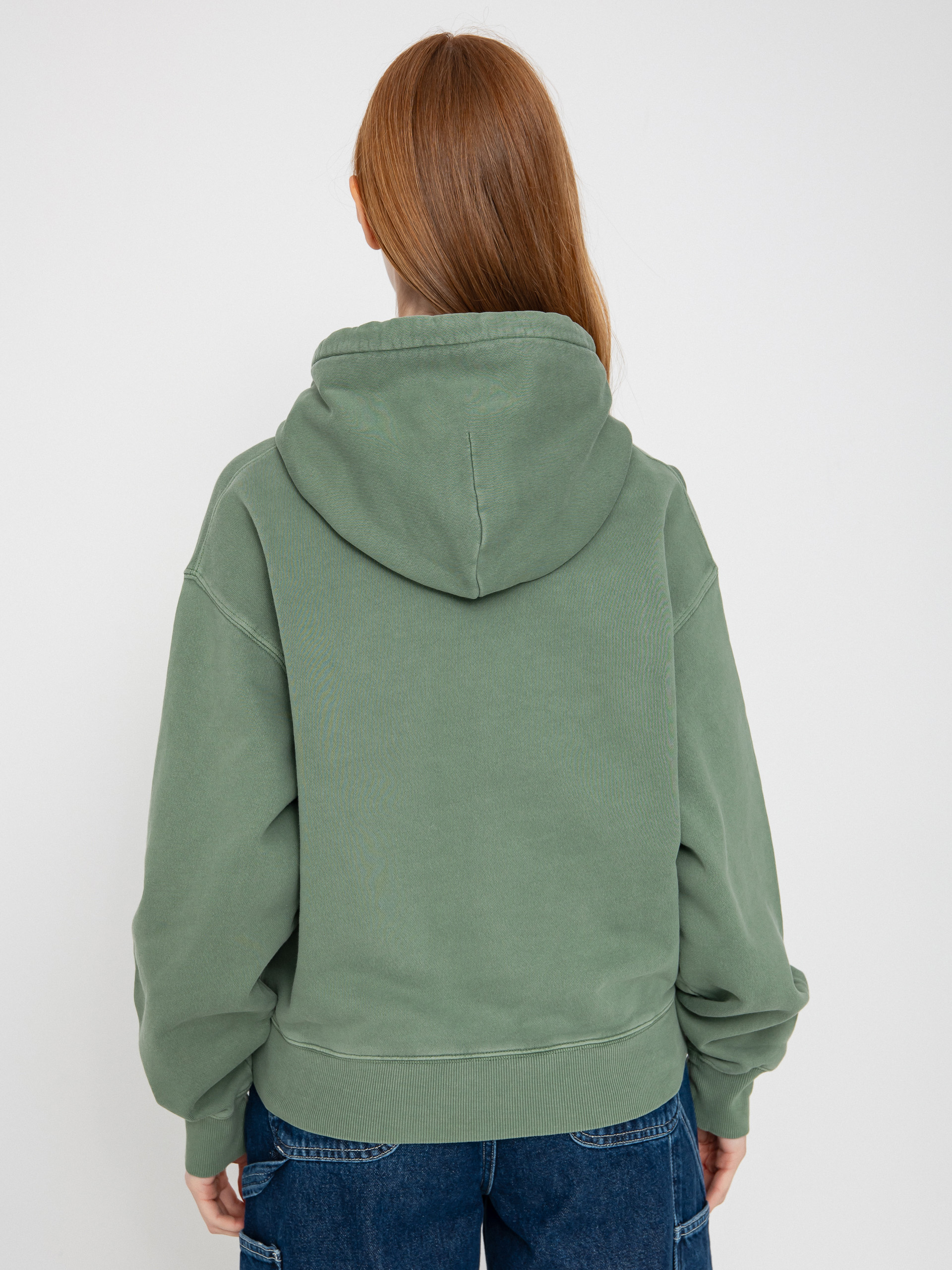 Суитшърт с качулка Carhartt WIP Nelson HD Wmn (park)