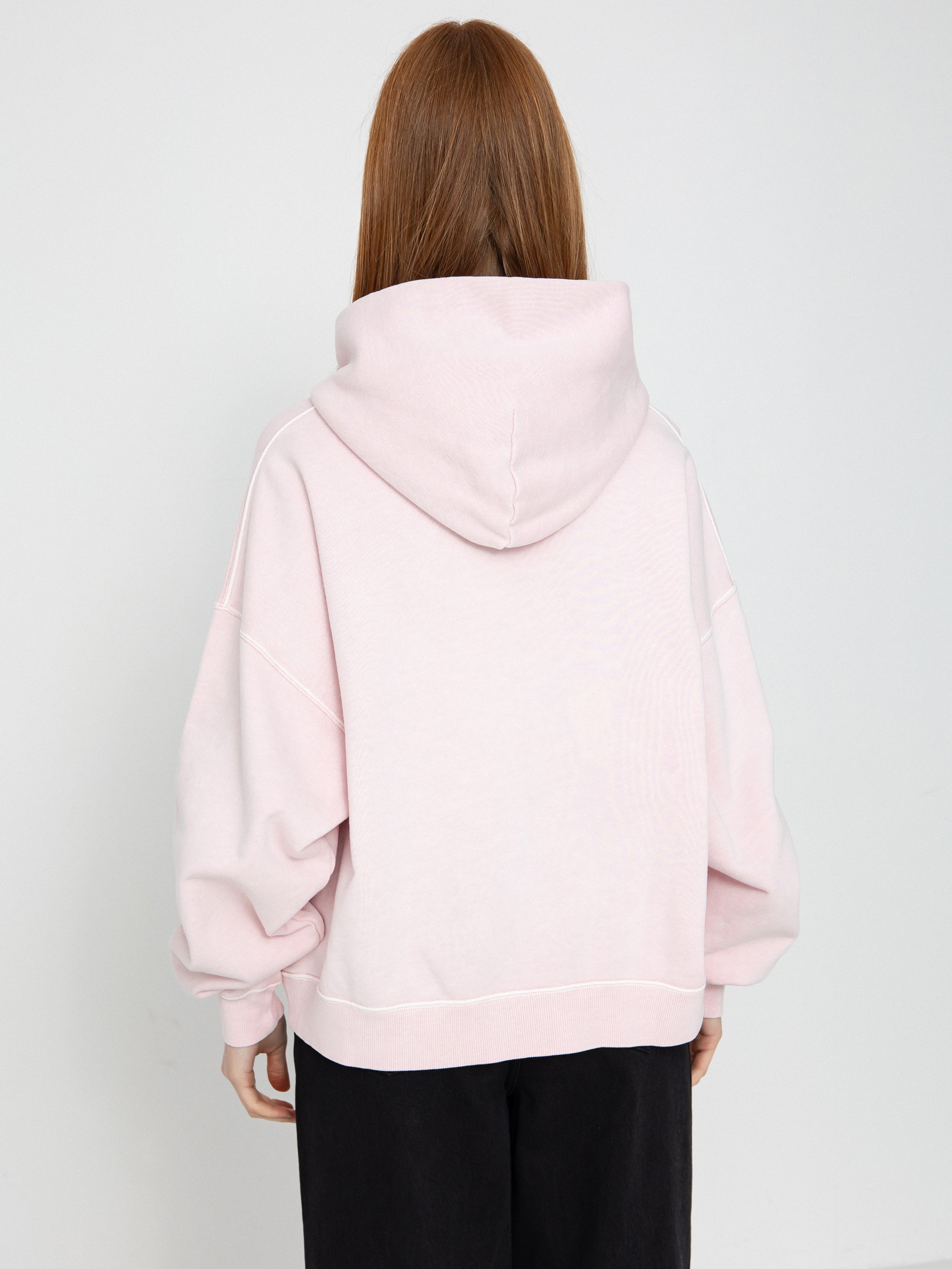 Суитшърт с качулка Carhartt WIP Benton HD Wmn (air pink)