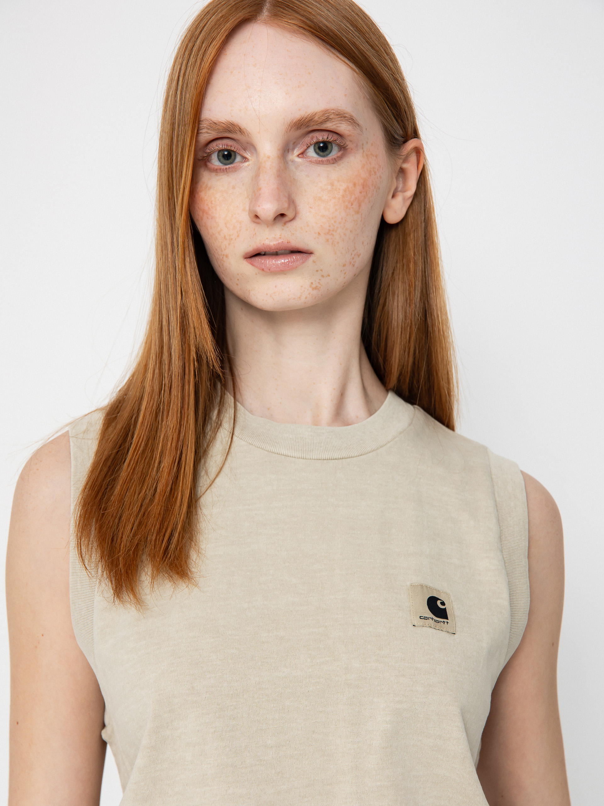 Тениска Carhartt WIP Nelson Wmn (fleur de sel)