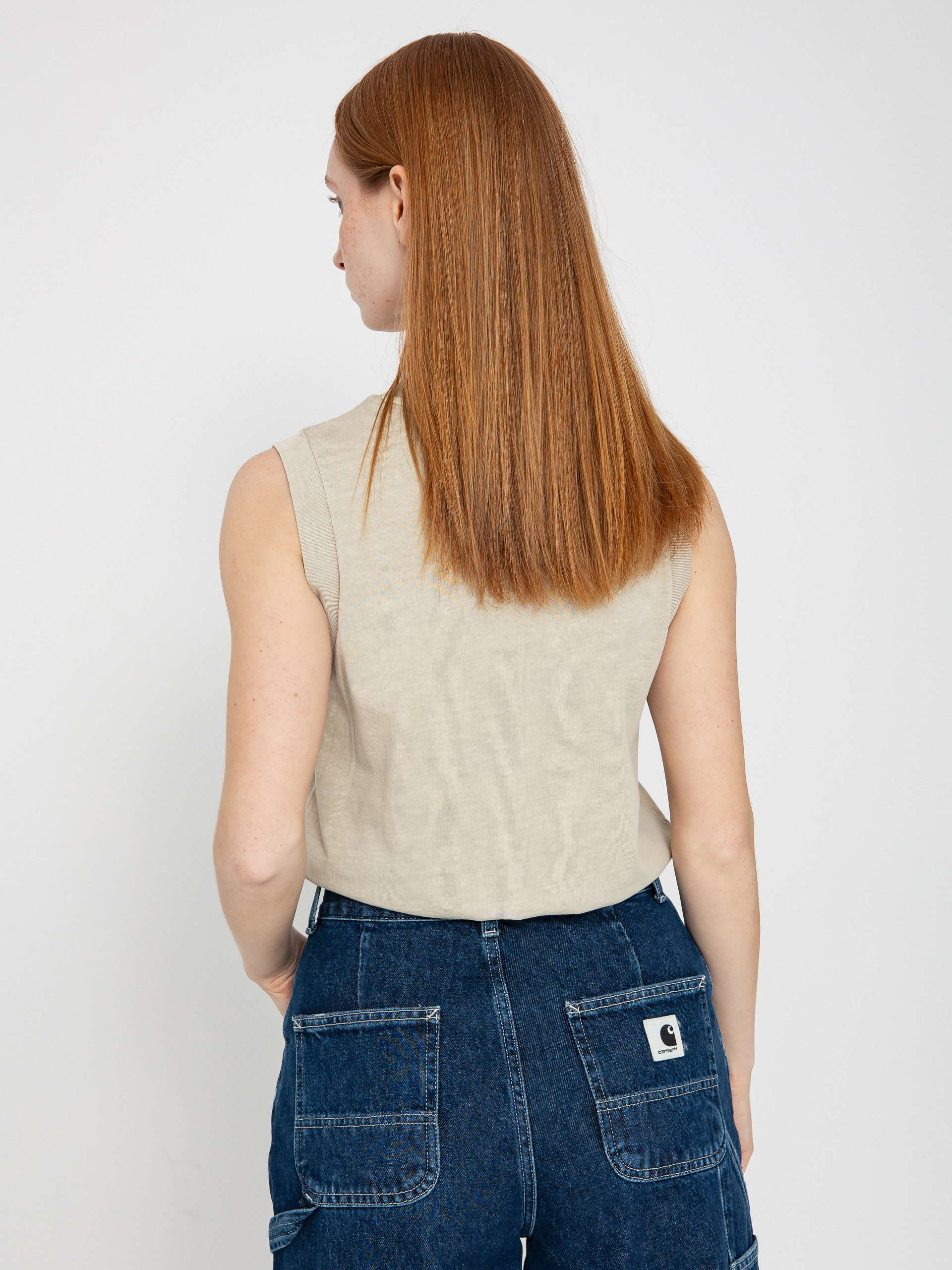 Тениска Carhartt WIP Nelson Wmn (fleur de sel)