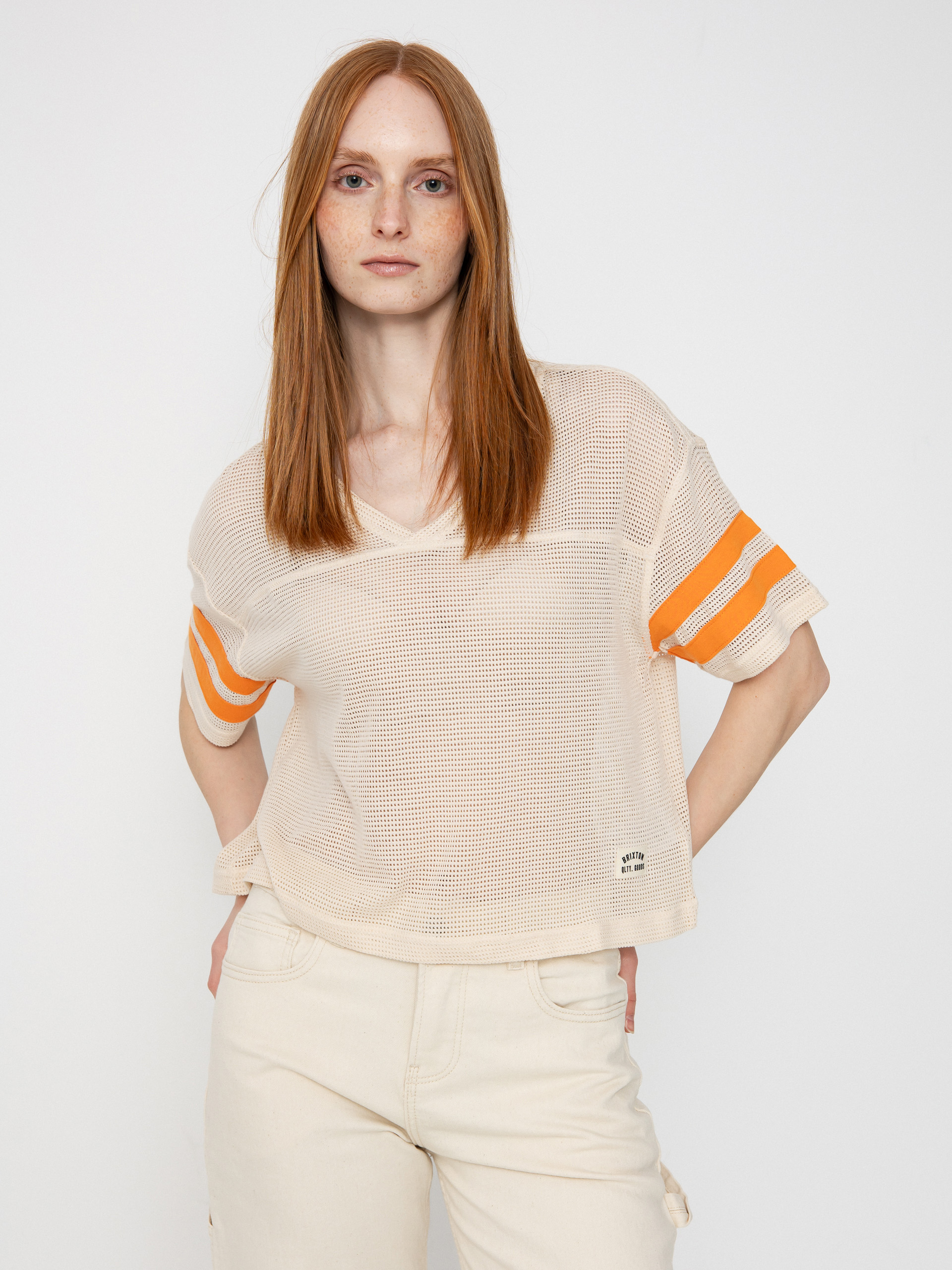 Тениска Brixton Varsity Football Mesh Wmn