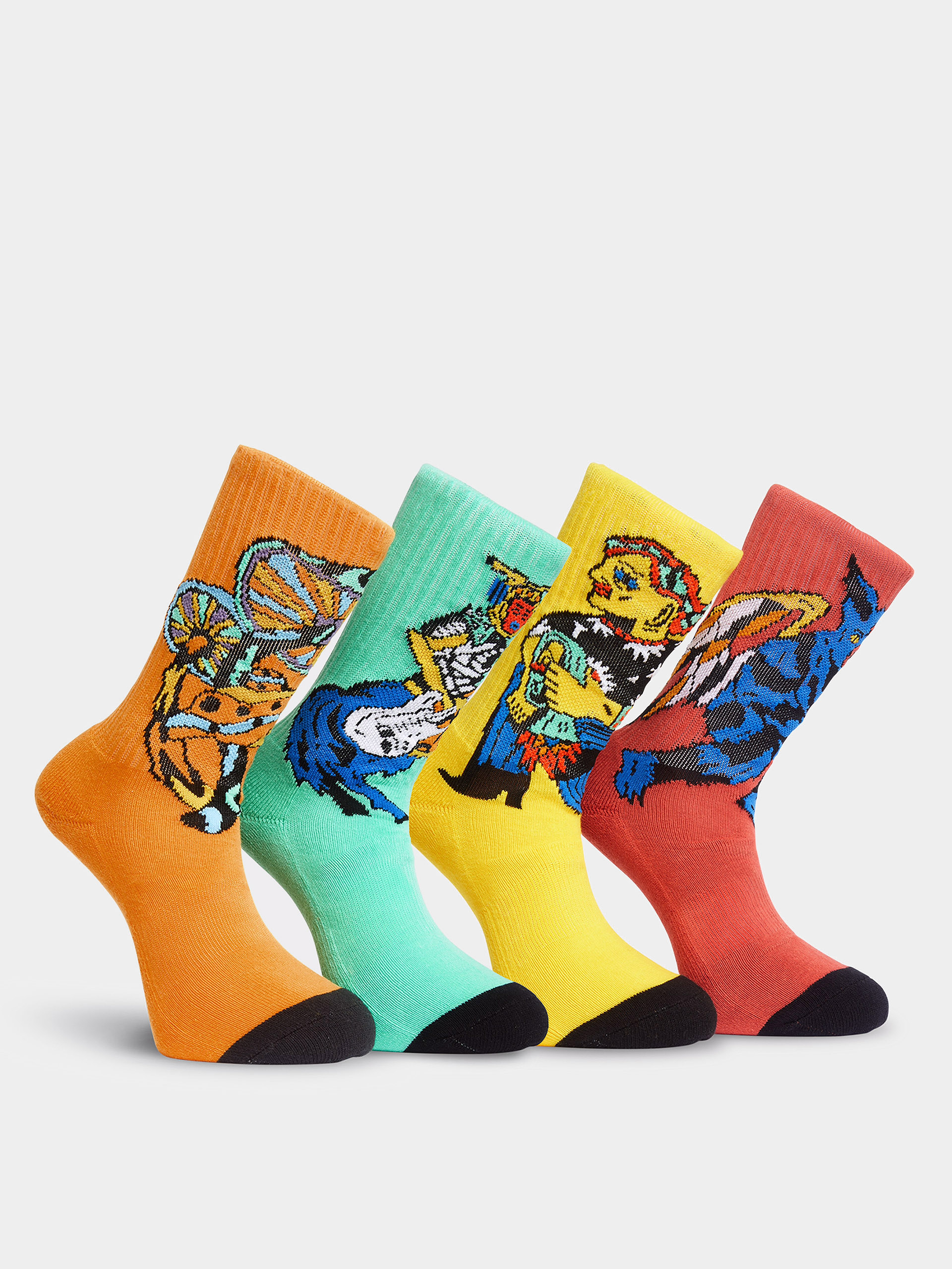 Чорапи Volcom Fa Bob Mollema 4Pk (mint)